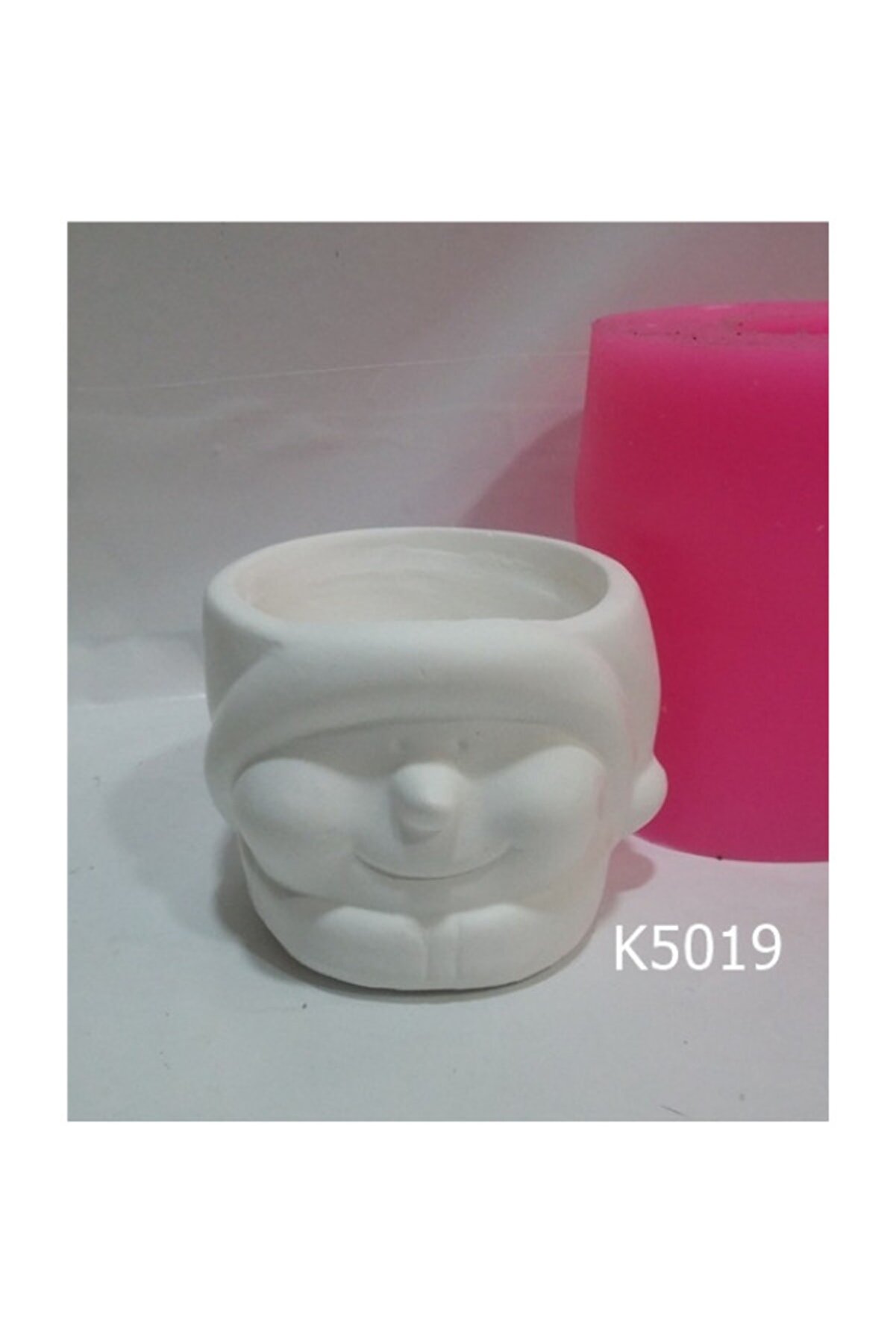 Kalıpcınızburada Kardan Adam Sculent Saksı Si̇li̇kon Kalıp