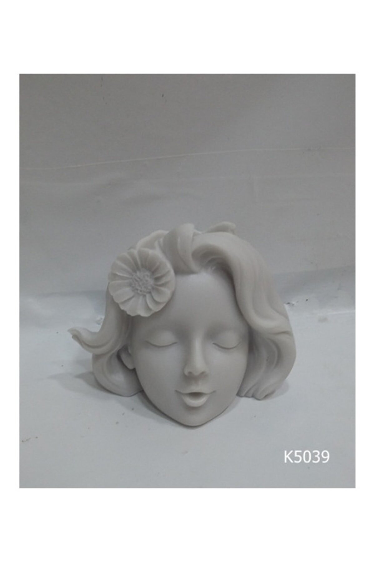 Kalıpcınızburada Papatyalı Kız Saksı Si̇li̇kon Kalıp