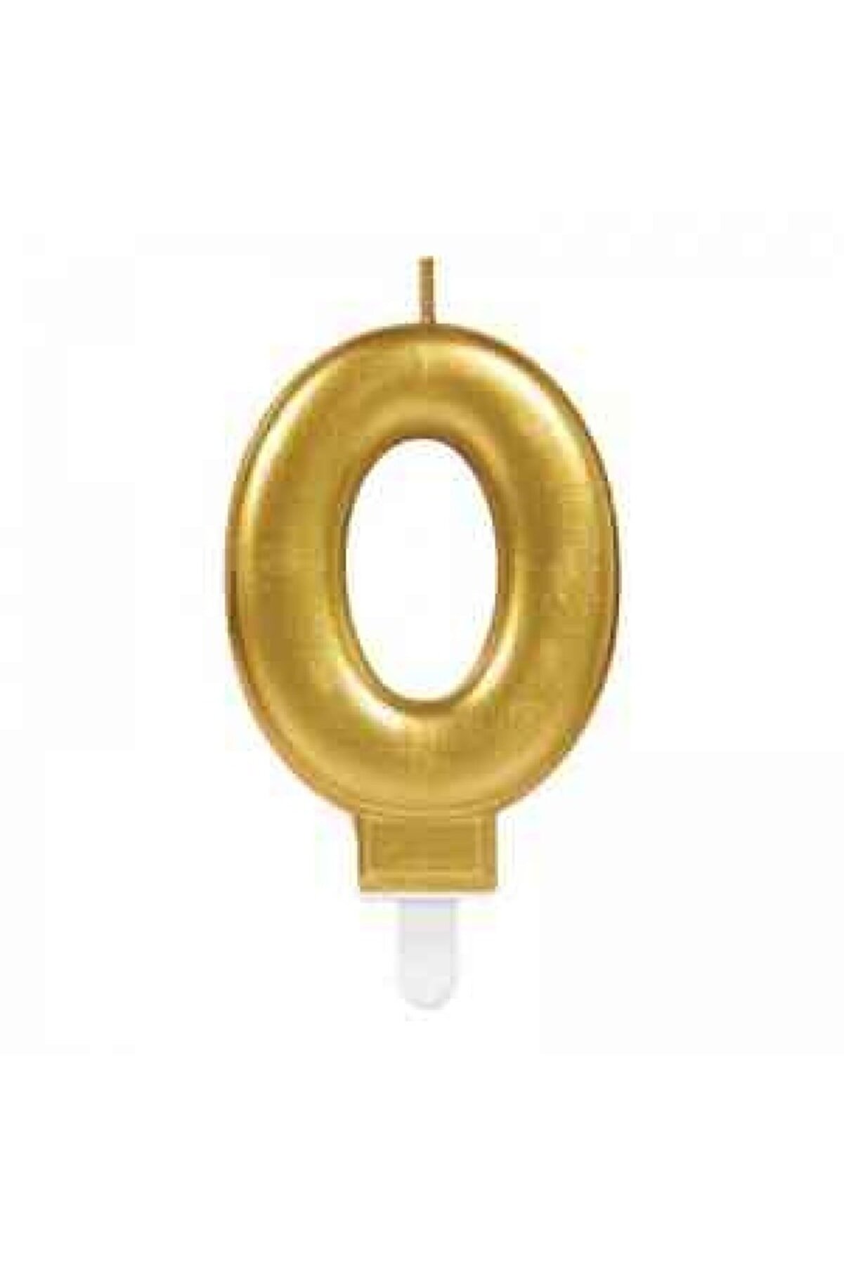 Go İthalat 0 Rakam Mum Gold Renk (4107)