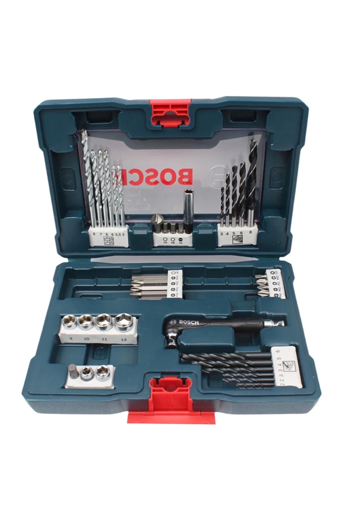 Profesyonel Avuç Taşlama Maki̇nası Gws 7-115 + Darbeli̇ Matkap Gsb 550 + 41 Parça Uç Seti̇