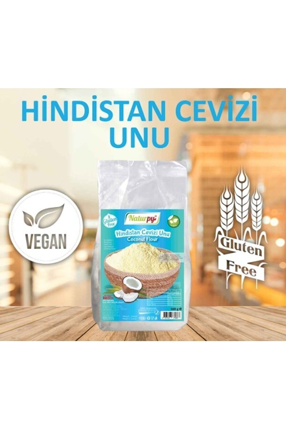 Glutensi̇z Hi̇ndi̇stan Cevi̇zi̇ Unu 500 G