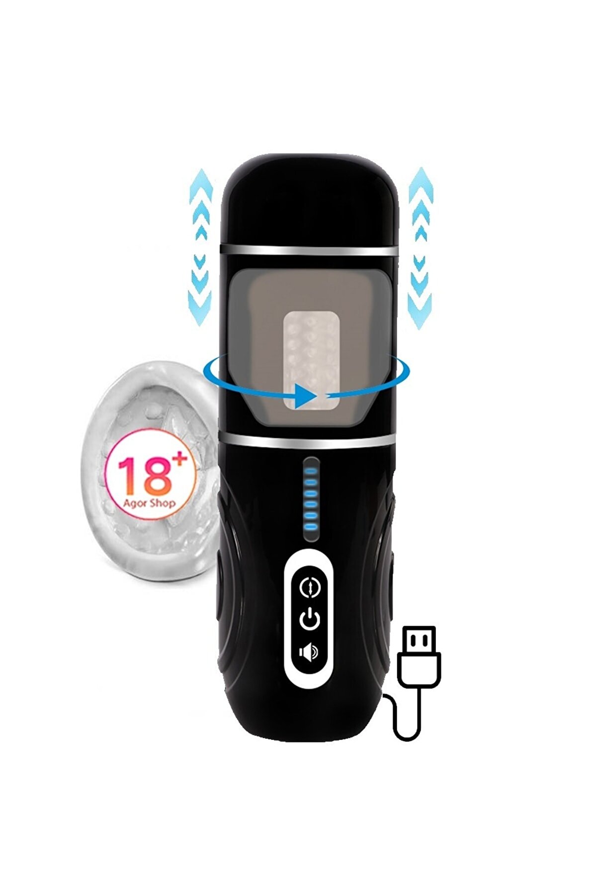 Erox Xi̇se Gi̇a Ileri̇ Geri̇ Ve D&ouml;nebi̇len &Ccedil;i̇ft Hareketli̇ Vaji̇na