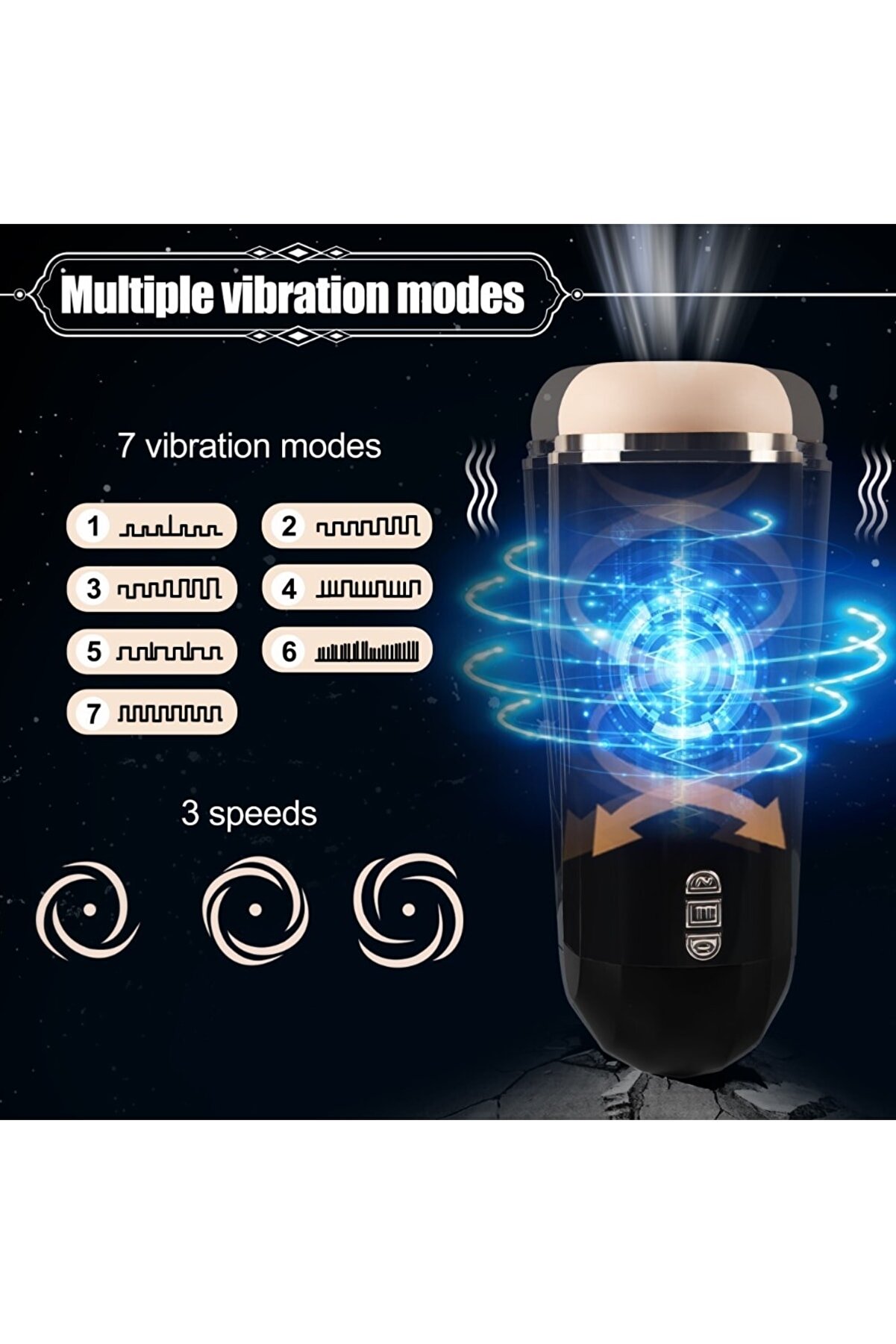 Erox Xi̇se Snow Inspi̇ratory Emi̇ş G&uuml;&ccedil;l&uuml; 7 Mod Ti̇treşi̇mli̇ Reali̇sti̇k An&uuml;s