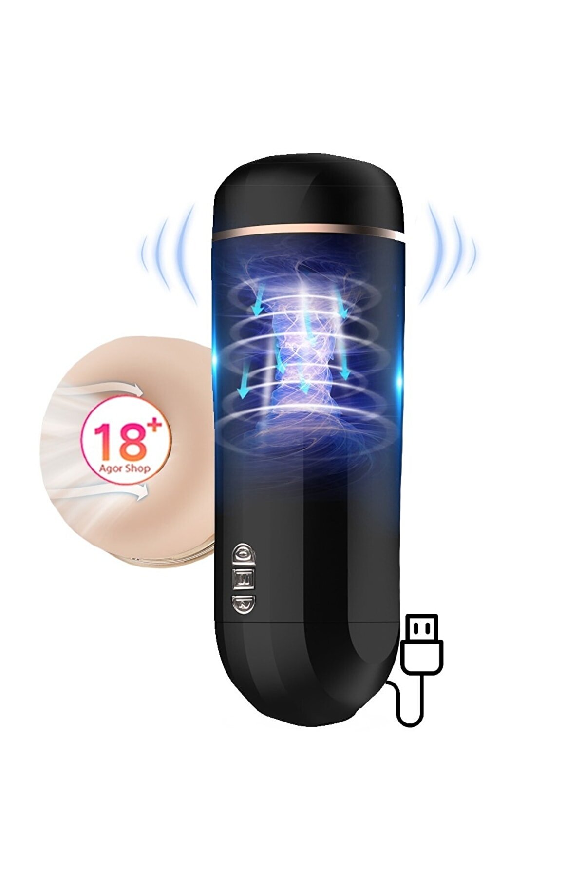 Erox Xi̇se Snow Inspi̇ratory Emi̇ş G&uuml;&ccedil;l&uuml; 7 Mod Ti̇treşi̇mli̇ Reali̇sti̇k An&uuml;s