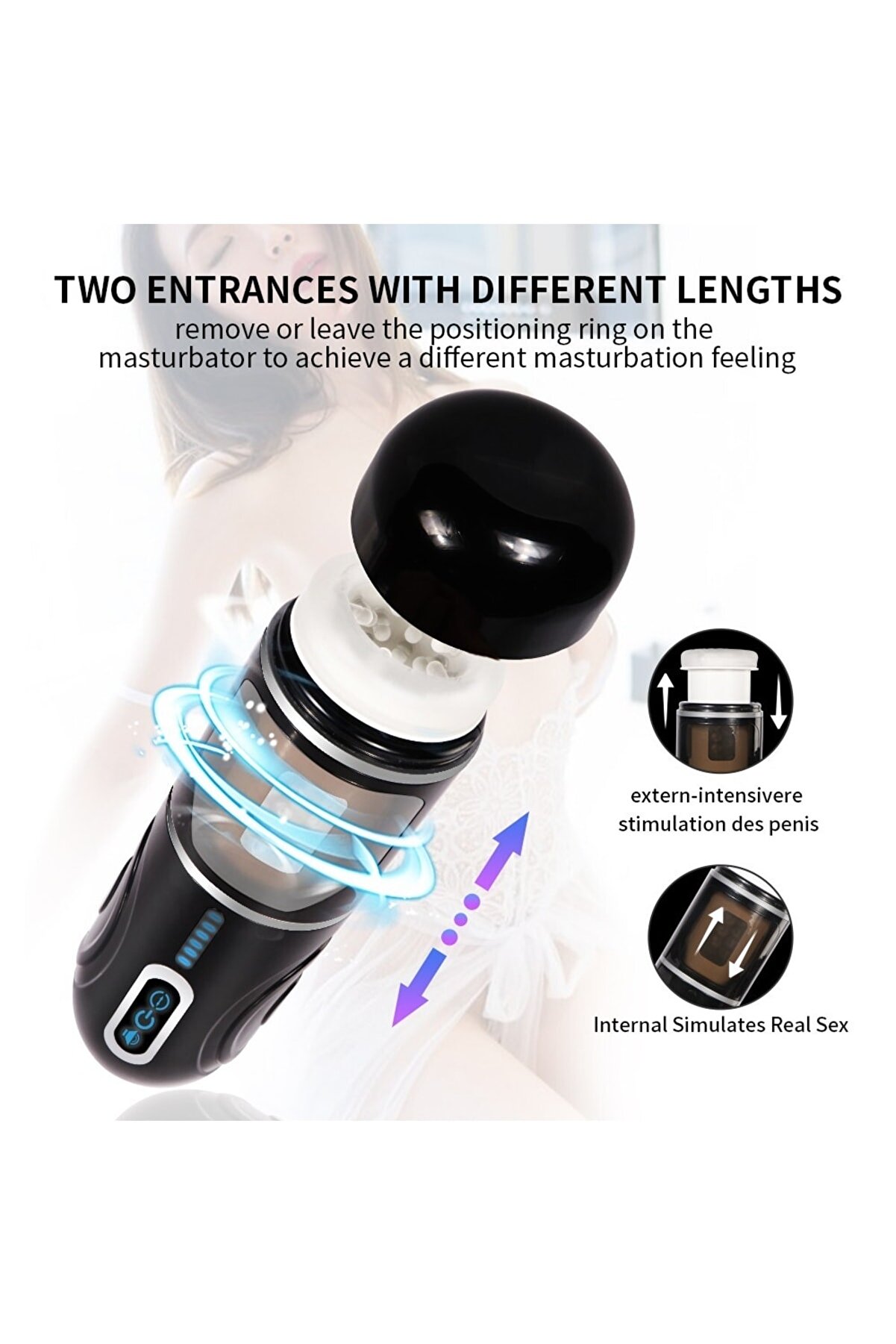 Erox Xi̇se Gi̇a Ileri̇ Geri̇ Ve D&ouml;nebi̇len &Ccedil;i̇ft Hareketli̇ Vaji̇na