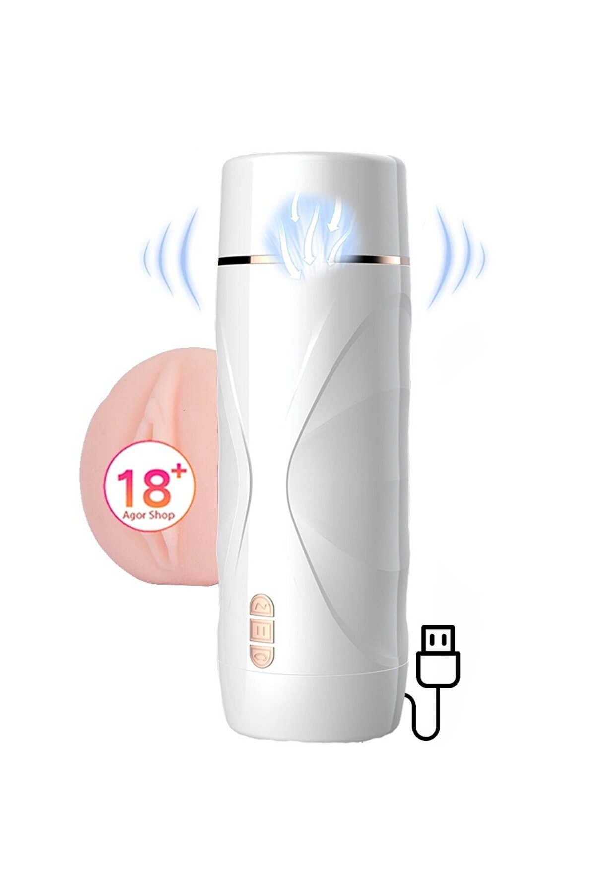 Erox Xi̇se Ri̇ley Sucti̇on Emi̇ş G&uuml;&ccedil;l&uuml; 7 Mod Ti̇treşi̇mli̇ Reali̇sti̇k Vaji̇na