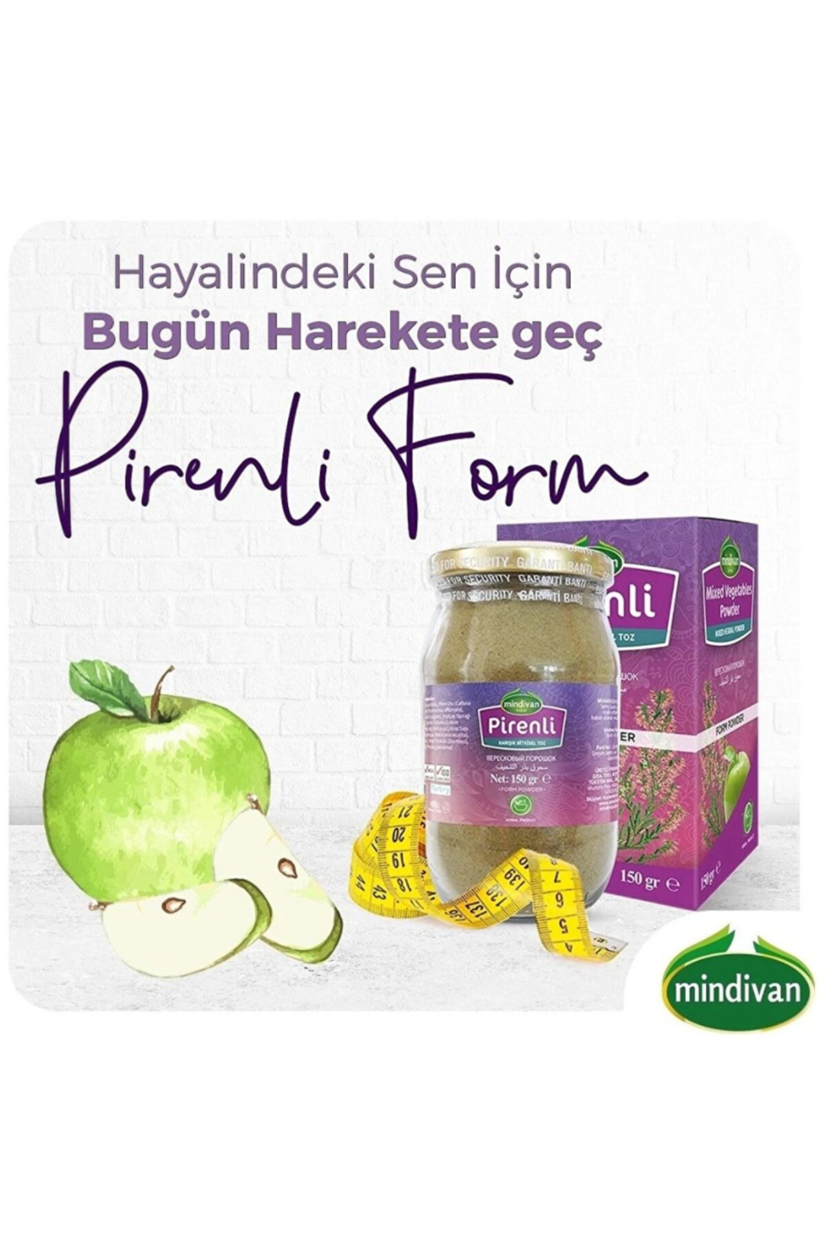 Pi̇renli̇ Form Toz 135 Gr (Di̇et Destek Ürünü)