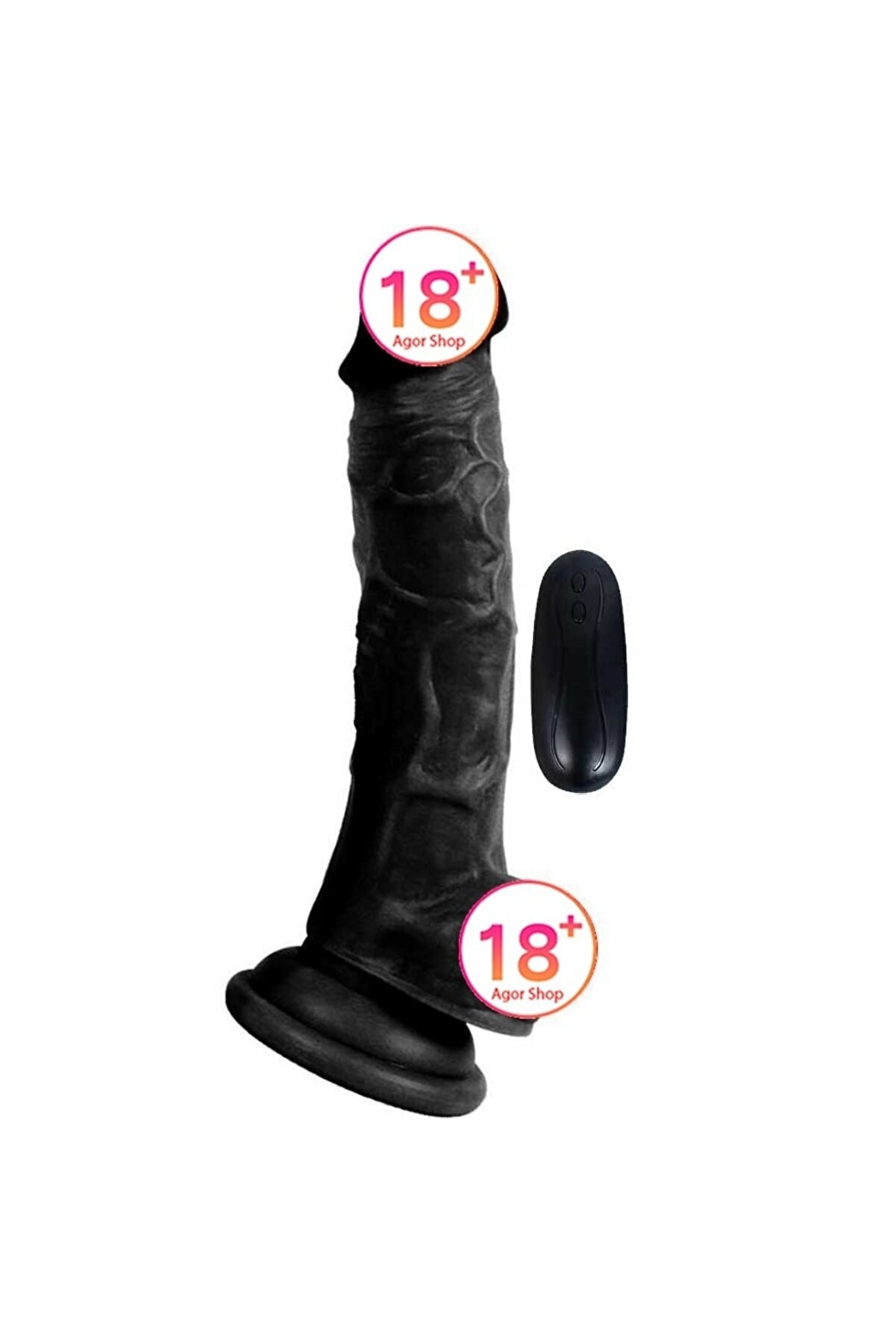 Meyrabest Di̇ldo Seri̇es Holy 18 Cm Ti̇treşi̇mli̇ Reali̇sti̇k Zenci̇ Peni̇s