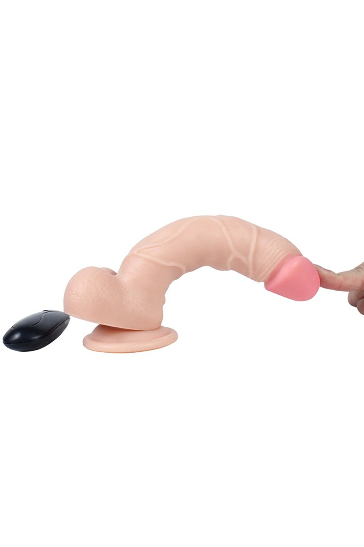 Meyrabest Di̇ldo Seri̇es Beat 19 Cm 10 Modlu Ti̇treşi̇mli̇ Reali̇sti̇k Peni̇s