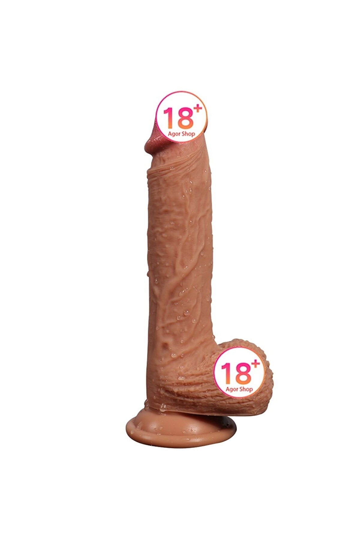 Meyrabest Shequ Deans &Ccedil;i̇ft Katmanlı Akti̇f Deri̇ Penetrasyon Ger&ccedil;ek&ccedil;i̇ Di̇ldo 21 Cm