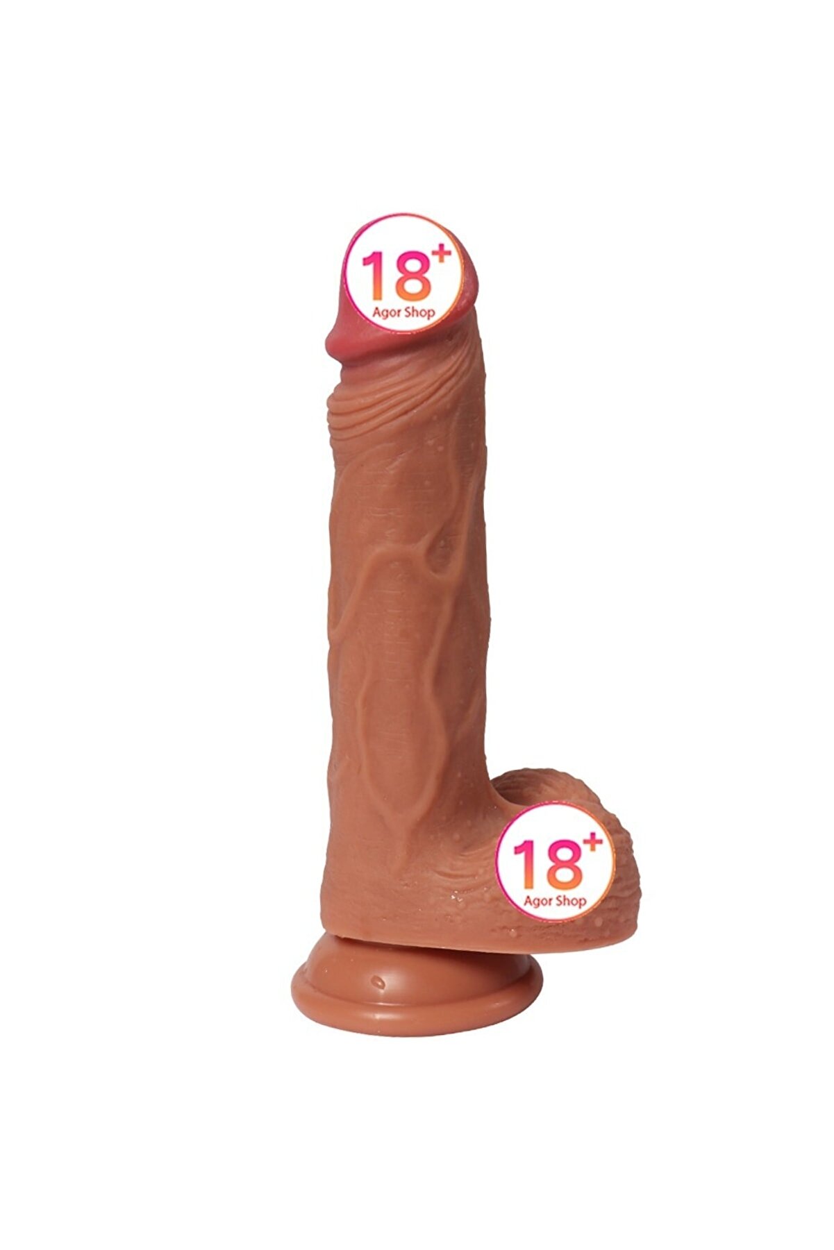 Meyrabest Di̇ldo Seri̇es 21 Cm Dual Layered Doğal Doku Reali̇sti̇k Peni̇s