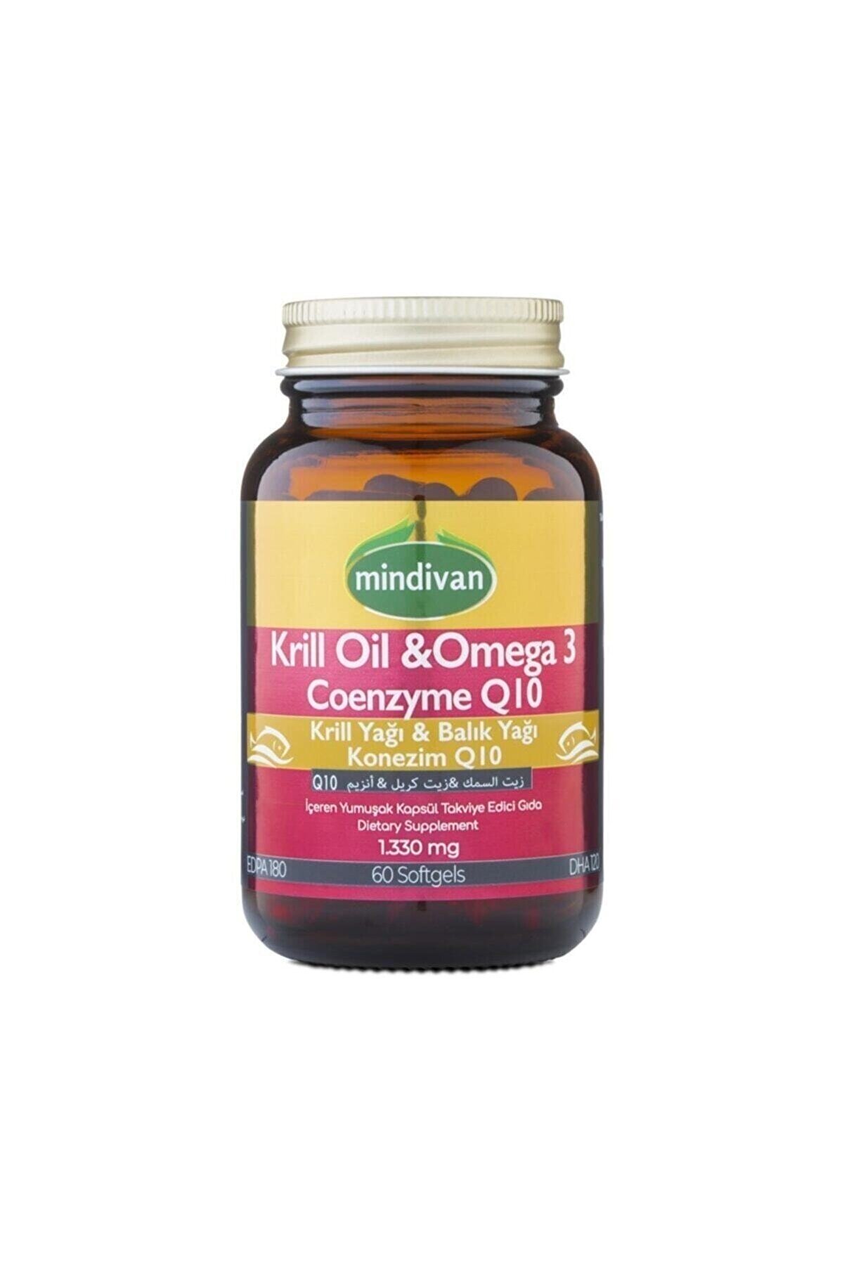 Kri̇ll Oi̇l Omega 3 Koenzi̇m Q10 Kapsül Kri̇ll Yağı Balık Yağı Q10 1330Mg 60 Kapsül