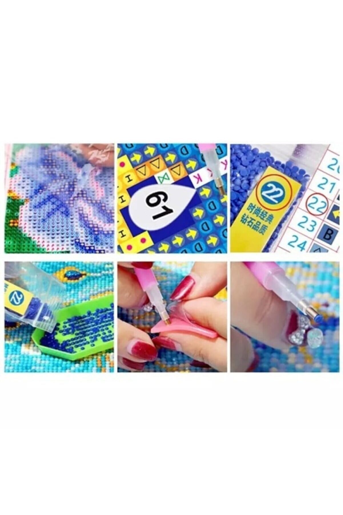 Hondep 5D Elmas Boyama Anne Bebek Mozai̇k Taş Işleme Seti̇, Kendi̇n Yap Tablo Dekorasyon Eğlenceli̇ Hobi̇