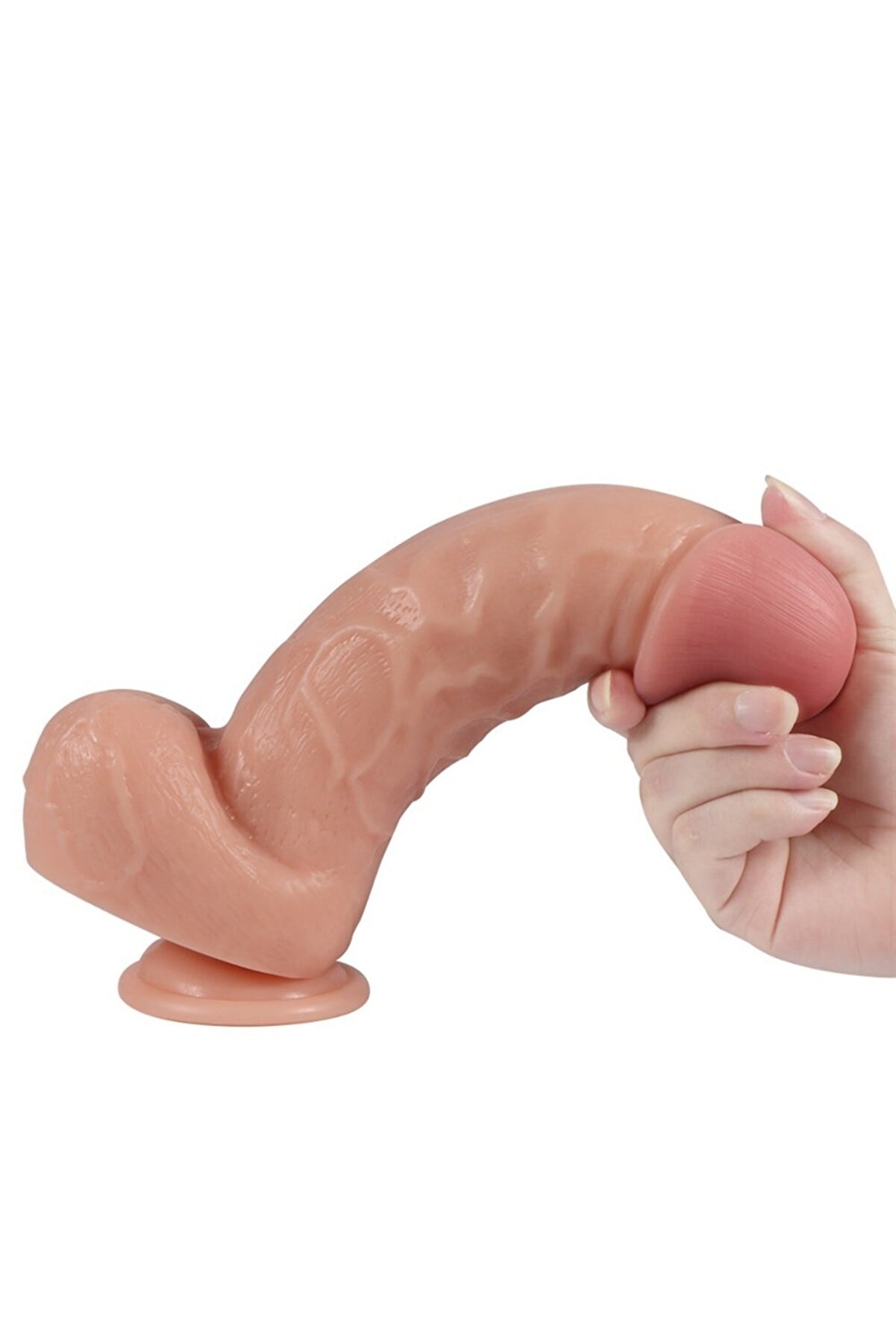 Meyrabest Di̇ldo Seri̇es X-Man Rubber Kalın Reali̇sti̇k Peni̇s