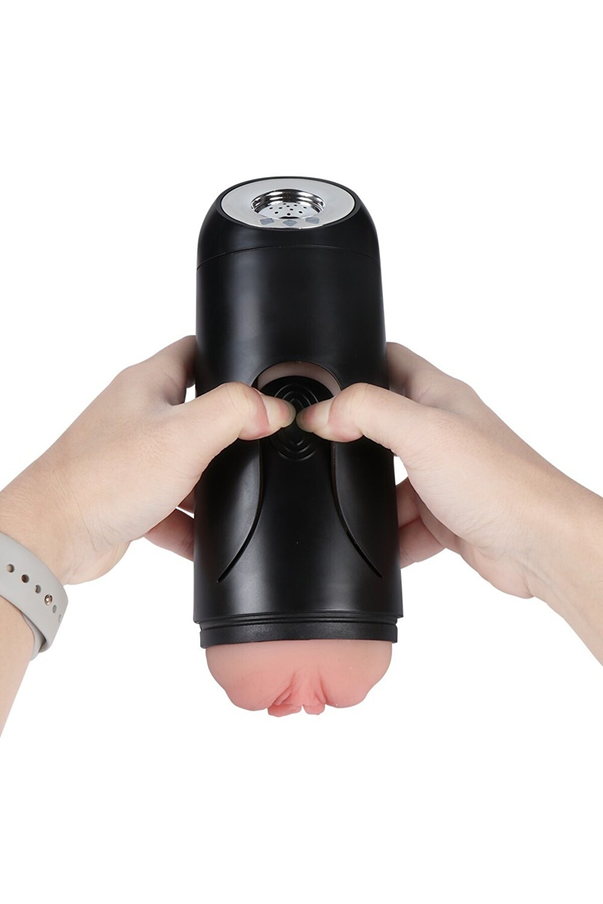 Erox Fanny Sesli̇ Ve Hava Basın&ccedil; &Ouml;zelli̇kli̇ Şarjlı Ti̇treşi̇mli̇ Masturbator