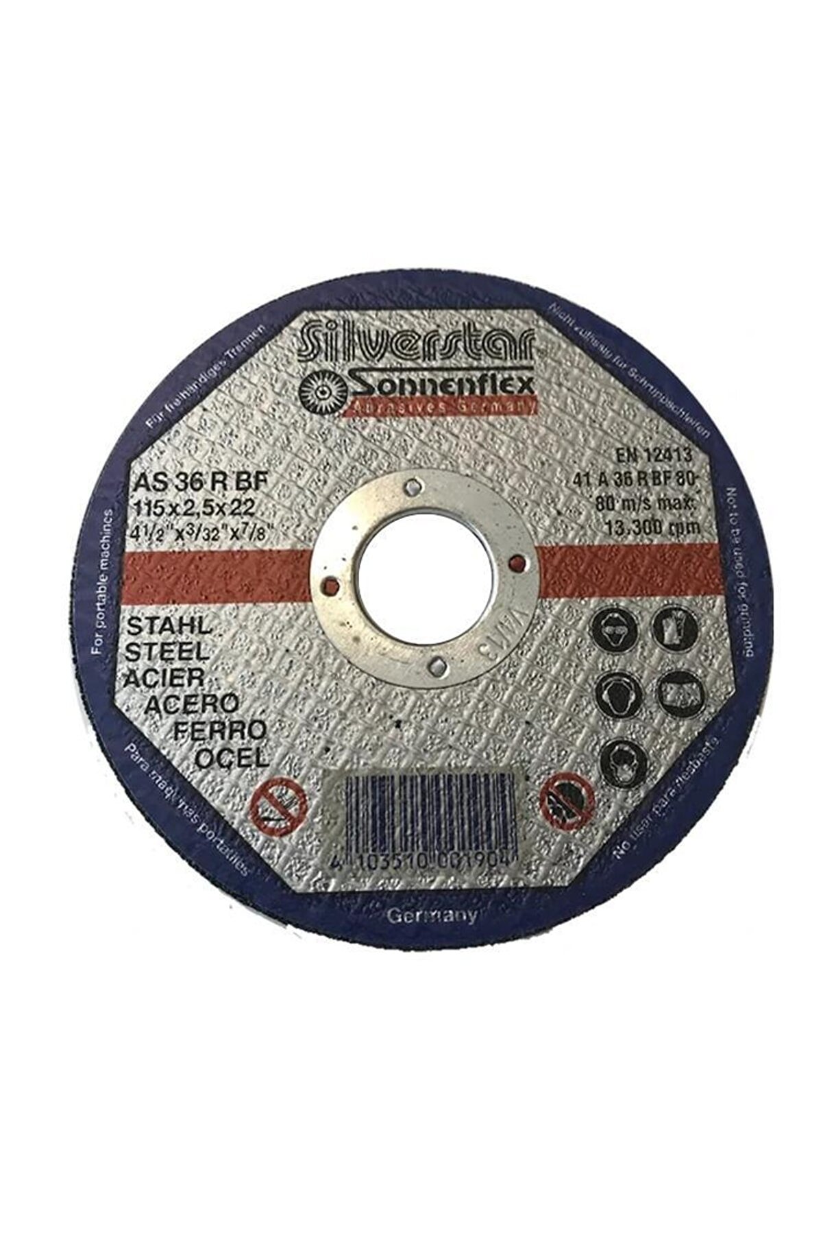 SONNENFLEX 115x2.5x22.23mm Kesme Taşı 25 Adet