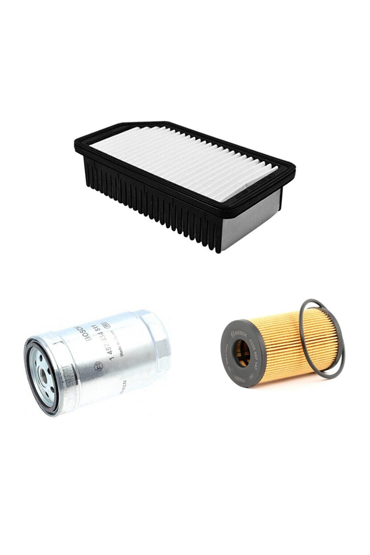 Bosch Filtre Bakım Seti Hyundai I20 1.4 Dizel 2009-2014 Hava + Yağ F. + Yakıt Filtre