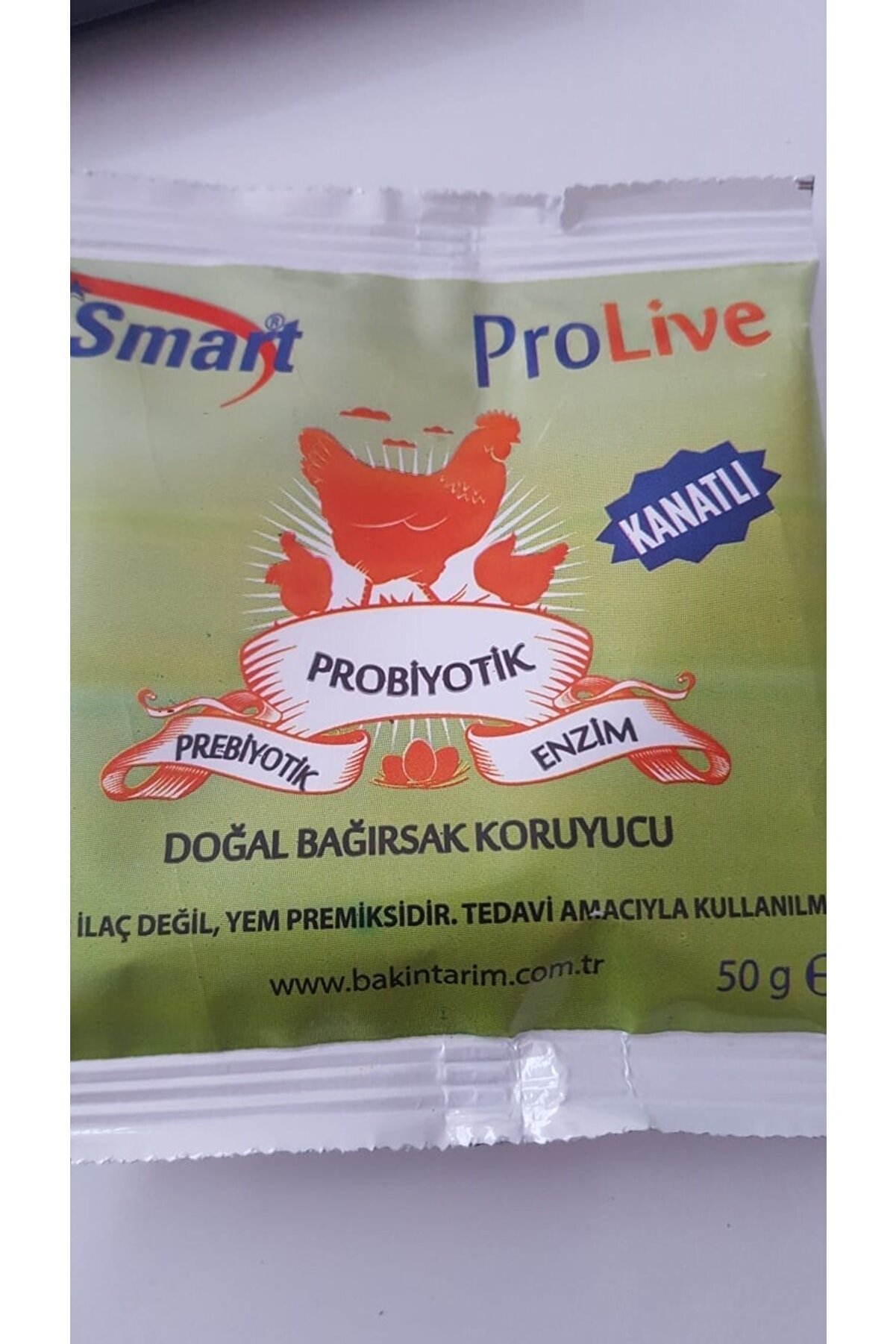 Karahi̇sar Kulu&ccedil;ka Smart Proli̇ve Kanatlı Hayvan I&ccedil;i̇n Probi̇yoti̇k,Enzi̇m D Oğal Bağırsak Koruyucu 50G R
