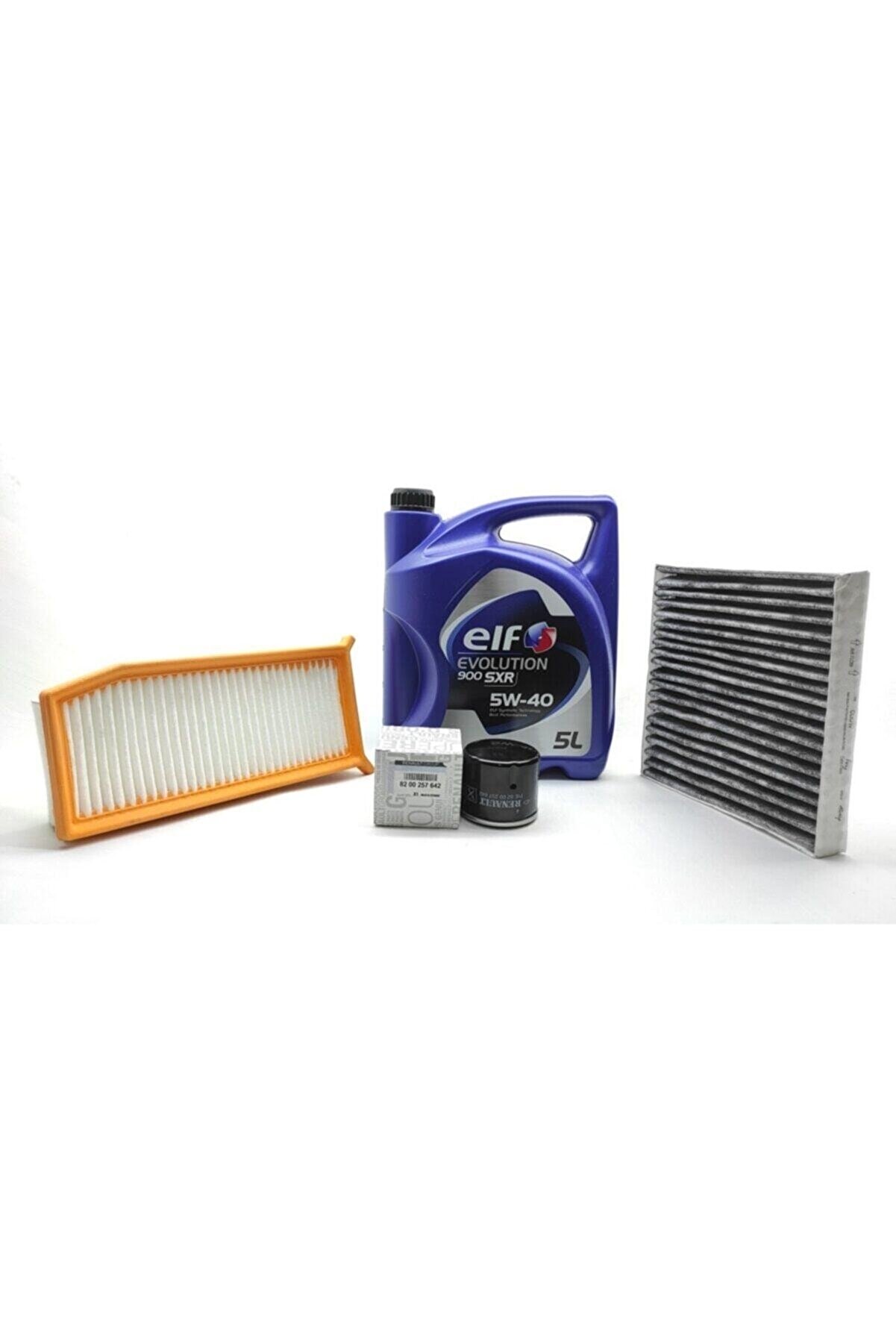 Mai̇s Renault Cli̇o 4 1.2 16V D4F  Uyumlu Yağ Bakım Seti̇ (Karbonlu)