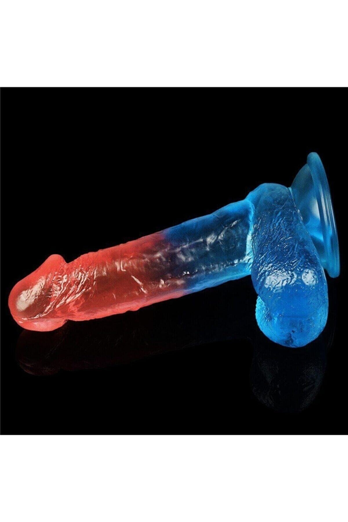 Meyrabest Dazzle Studs 19 Cm Jel Doku Flexi̇ble Reali̇sti̇k Eği̇k Peni̇s