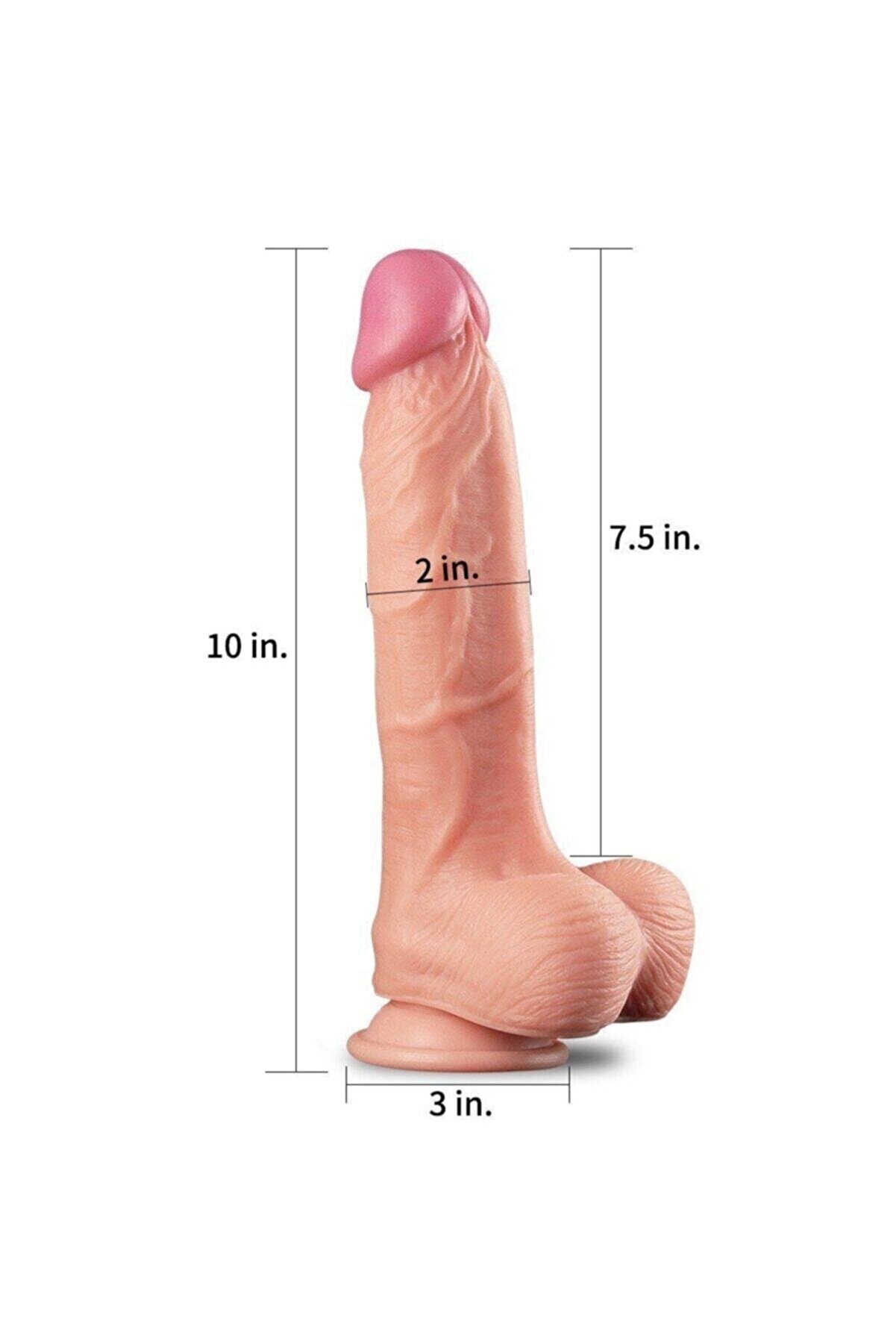 Meyrabest Ekstra Yumuşak &Ouml;zel &Ccedil;i̇ft Dokulu Reali̇sti̇k Peni̇s 26 Cm Lv411010