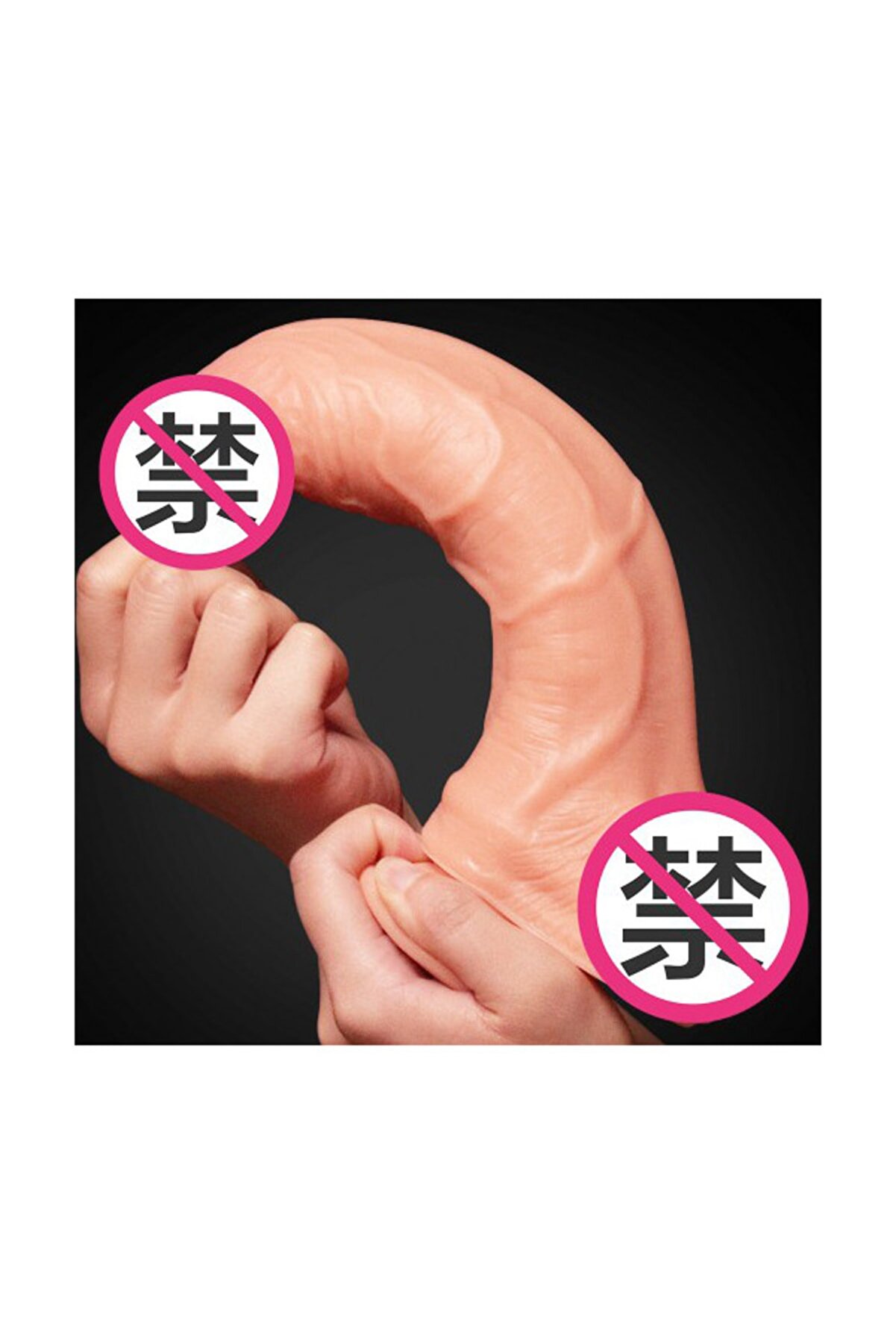 Meyrabest Ekstra Yumuşak &Ouml;zel &Ccedil;i̇ft Dokulu Reali̇sti̇k Peni̇s 26 Cm Lv411010