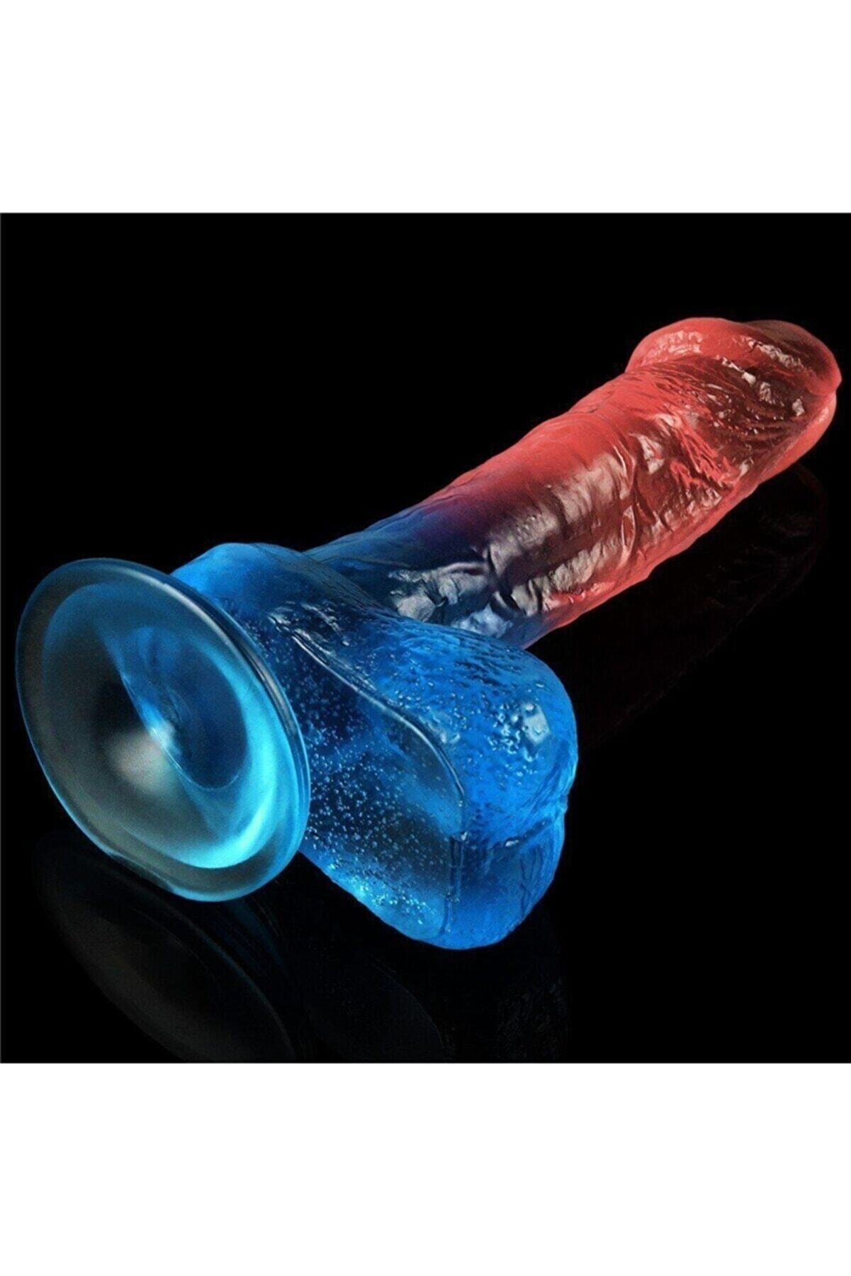 Meyrabest Dazzle Studs 19 Cm Jel Doku Flexi̇ble Reali̇sti̇k Eği̇k Peni̇s