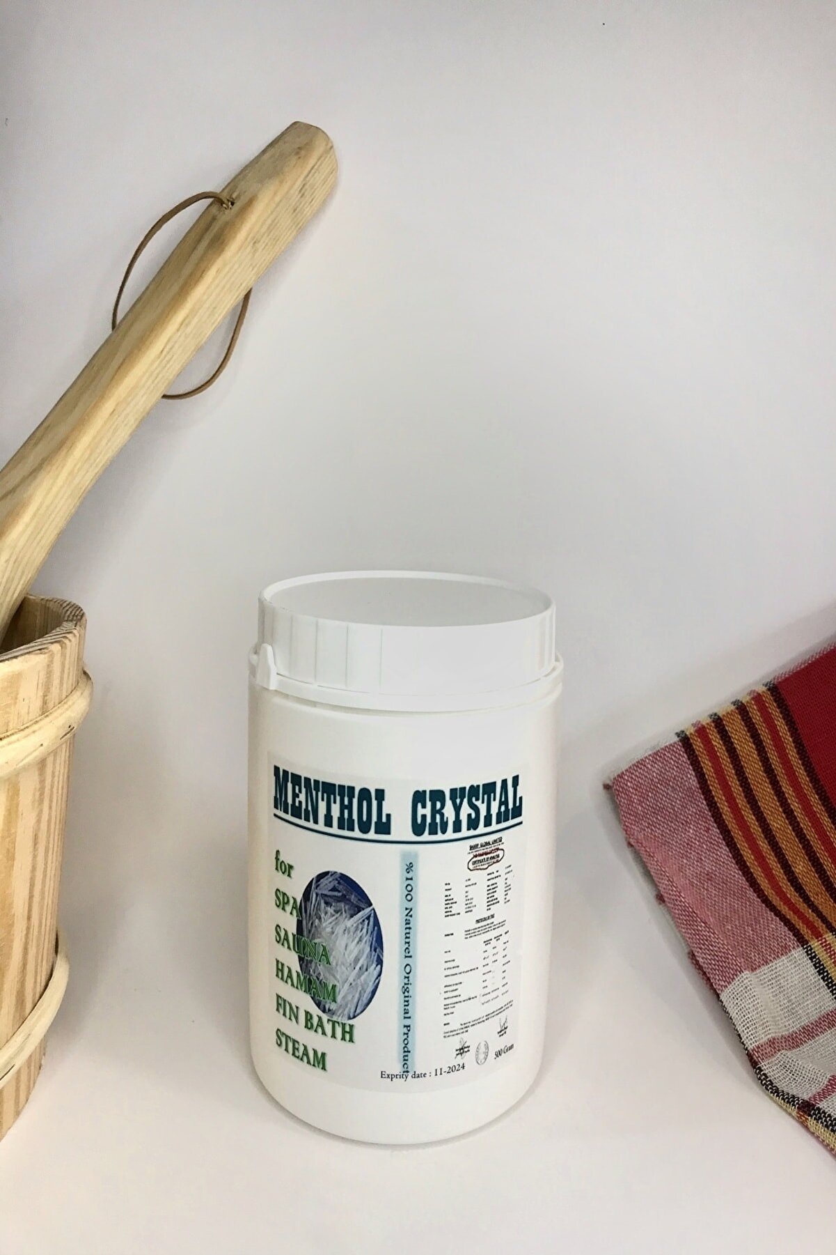 Kri̇stal Mentol Menthol (Hamam, Sauna, Buhar) 250 Gram, Saf Mentol, Kozmeti̇k Mentol