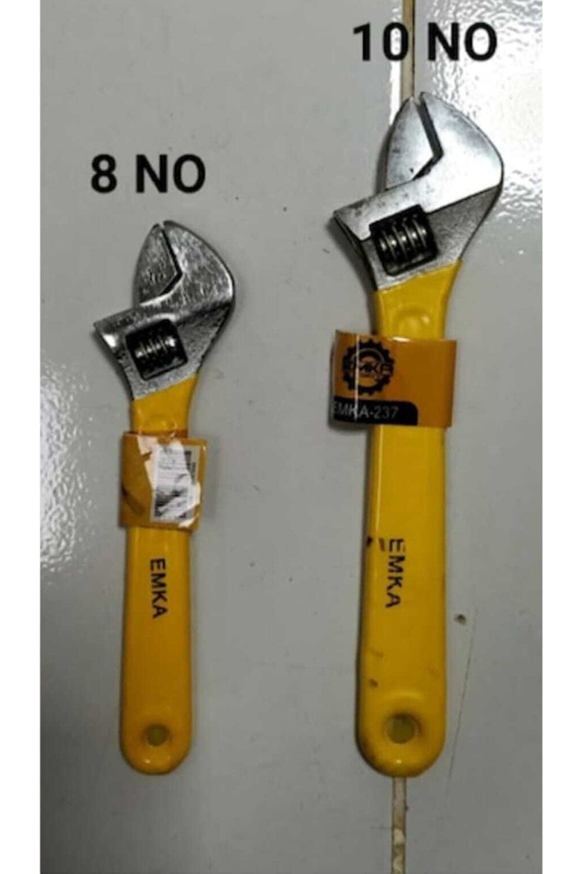 Emka 2'li Ingiliz Anahtarı Seti Kurbağacık Anahtarı 8 Ve 10 Inç