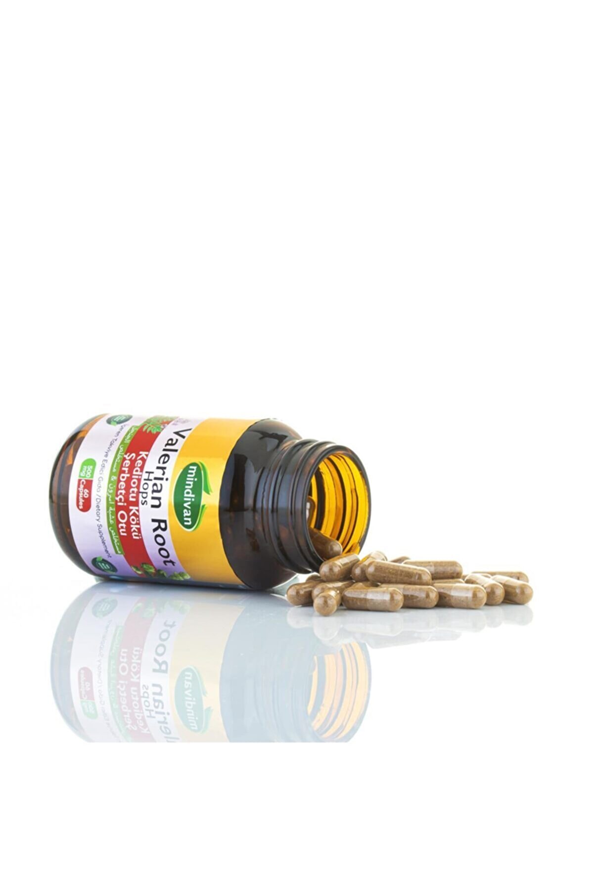 Valeri̇an Root Kedi̇otu Kökü Şerbetçi̇ Otu Kapsül 500 Mg 60 Kapsül