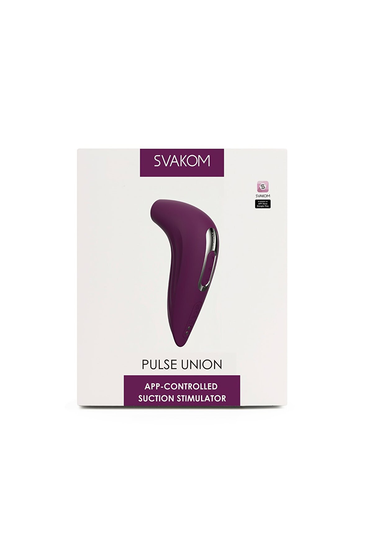 Svakom Pulse Uni̇on App Controlled Sucti̇on Sti̇mulat&ouml;r Telefon Kontroll&uuml; Vi̇brat&ouml;r Vi̇olet