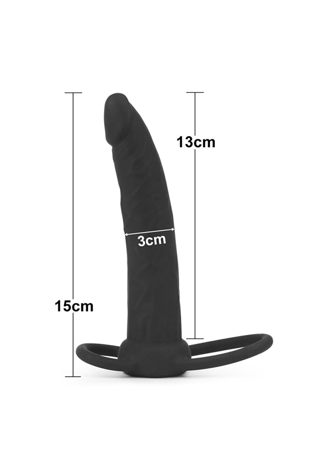 Meyrabest Uni̇sex Si̇yah Di̇ldo