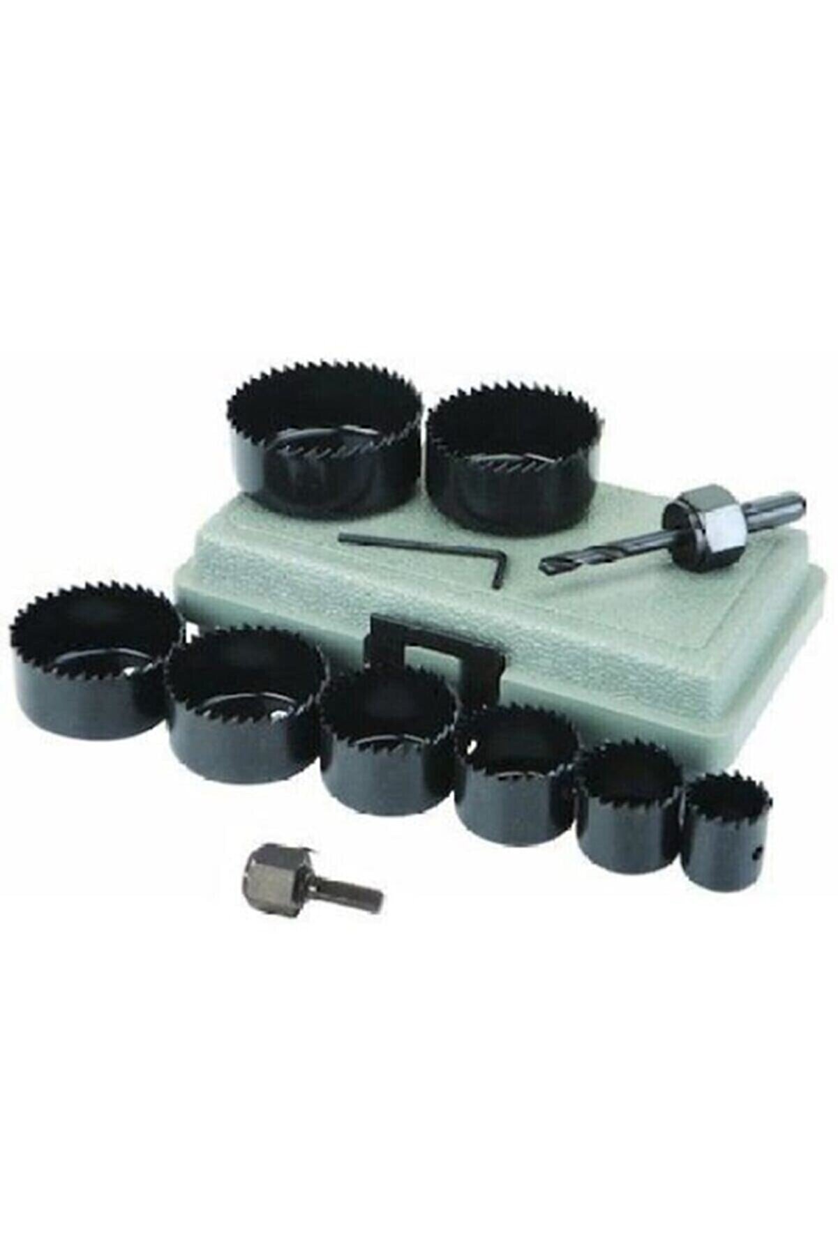 11 Parça Buhat-Buat Panç Yuvarlak Deli̇k Açma Seti̇