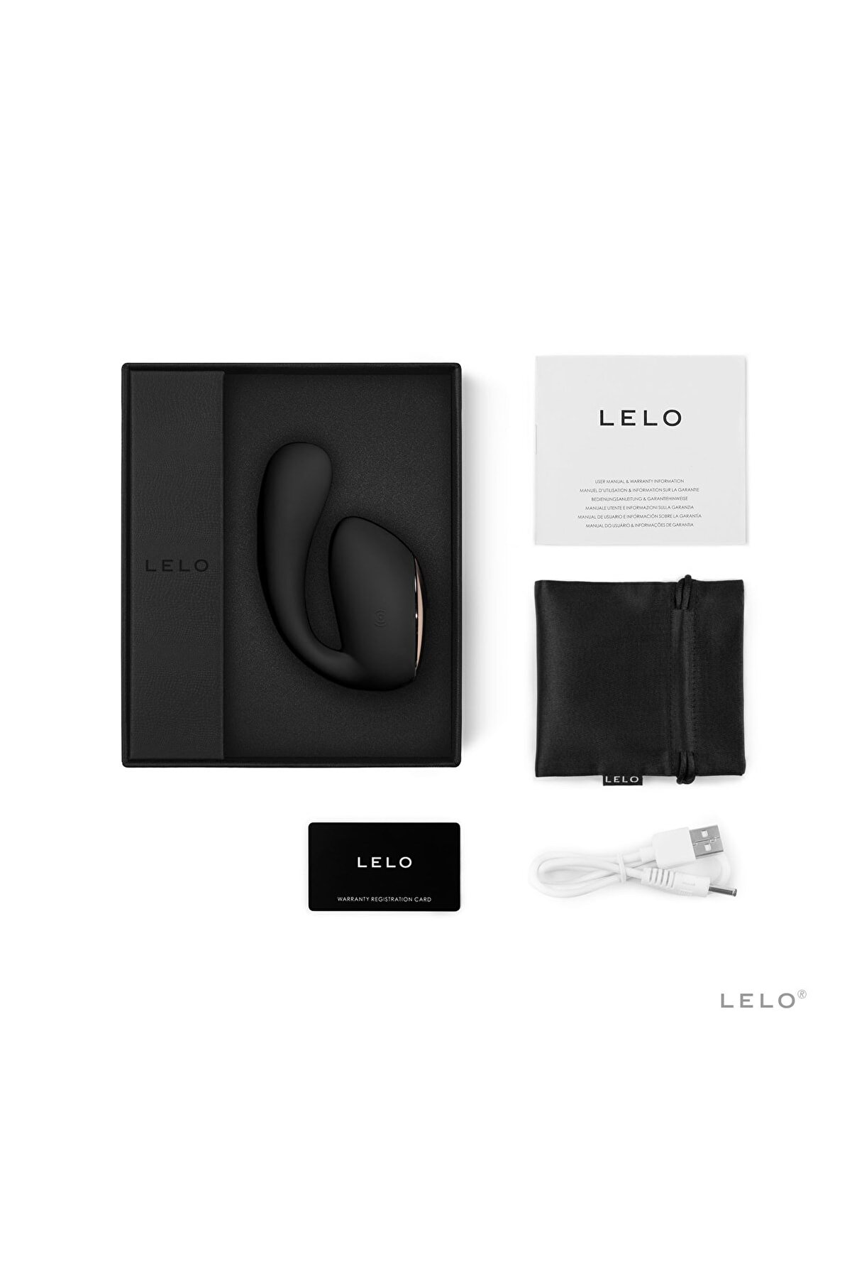 Lelo Ida Wave Dual Sti̇mulasyon Massager Black