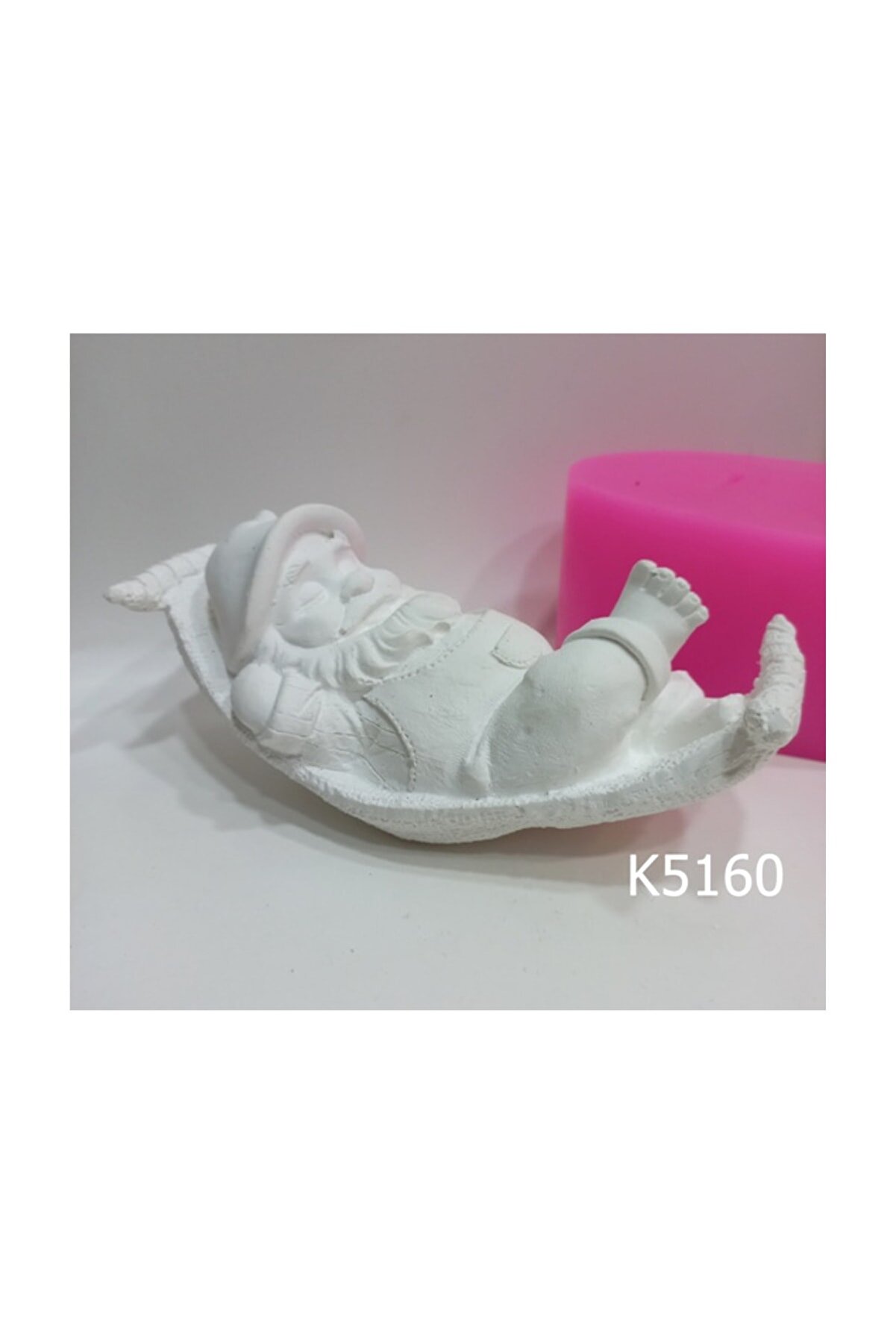 Kalıpcınızburada Salıncakta Uyuyan Cüce Si̇li̇kon Kalıp