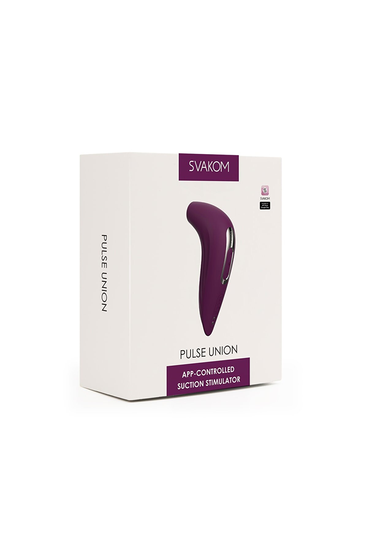 Svakom Pulse Uni̇on App Controlled Sucti̇on Sti̇mulat&ouml;r Telefon Kontroll&uuml; Vi̇brat&ouml;r Vi̇olet