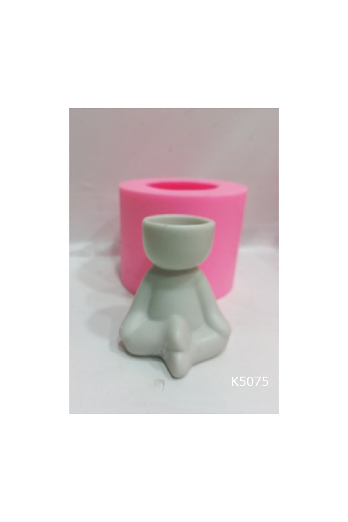 Kalıpcınızburada Sevi̇mli̇ Saksı - 2 Si̇li̇kon Kalıp