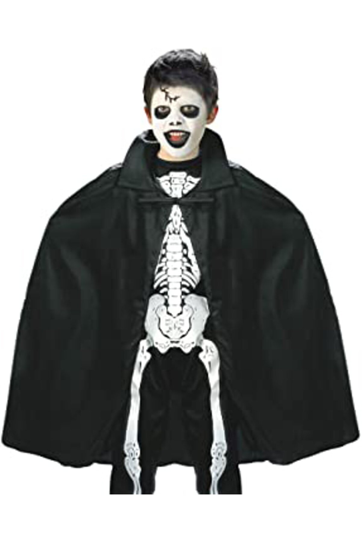 Go İthalat Si̇yah Renk Yakalı Halloween Peleri̇ni̇ 90 Cm