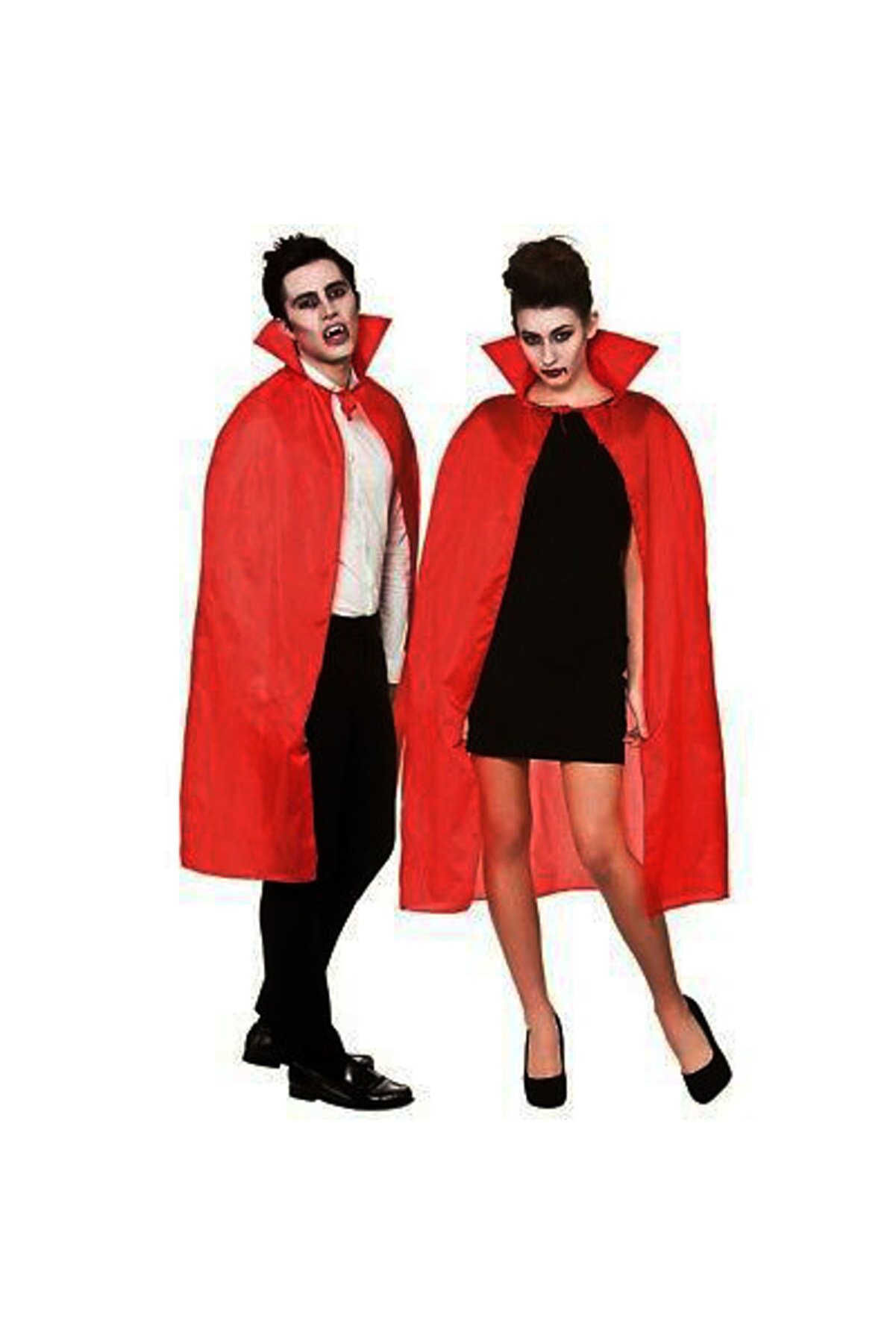 Go İthalat Kırmızı Renk Yakalı Peleri̇n 120 Cm