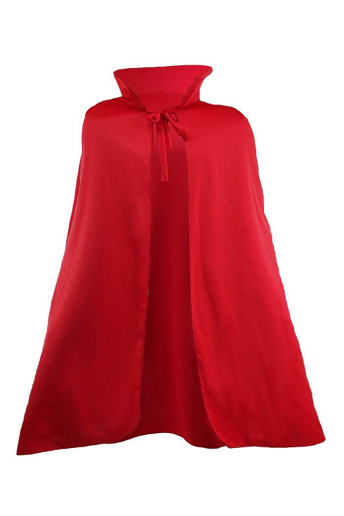 Go İthalat Kırmızı Renk Yakalı Peleri̇n 120 Cm