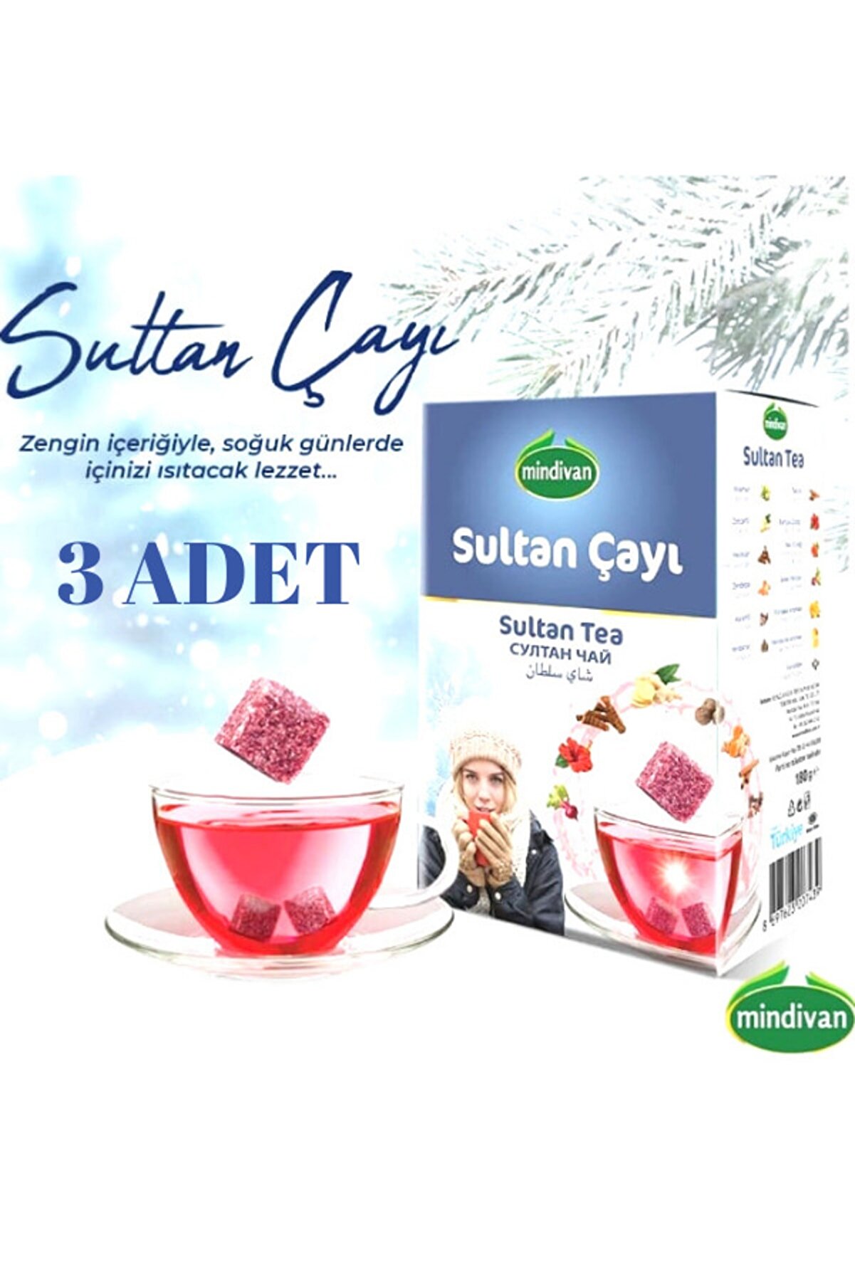 Mindivan Sultan Çayı 180 G * 3 Adet