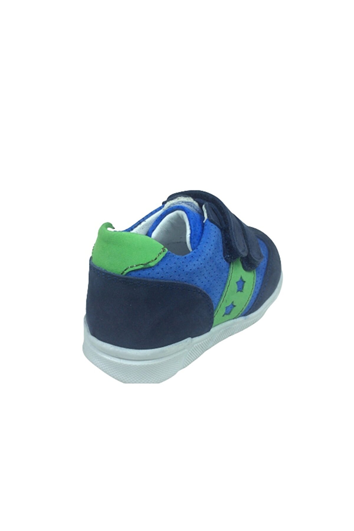 Ortopedi̇kal Erkek Çocuk Spor Ayakkabı Laci̇vert-Mavi̇ Cırt % 100 Deri̇ Anatomi̇k