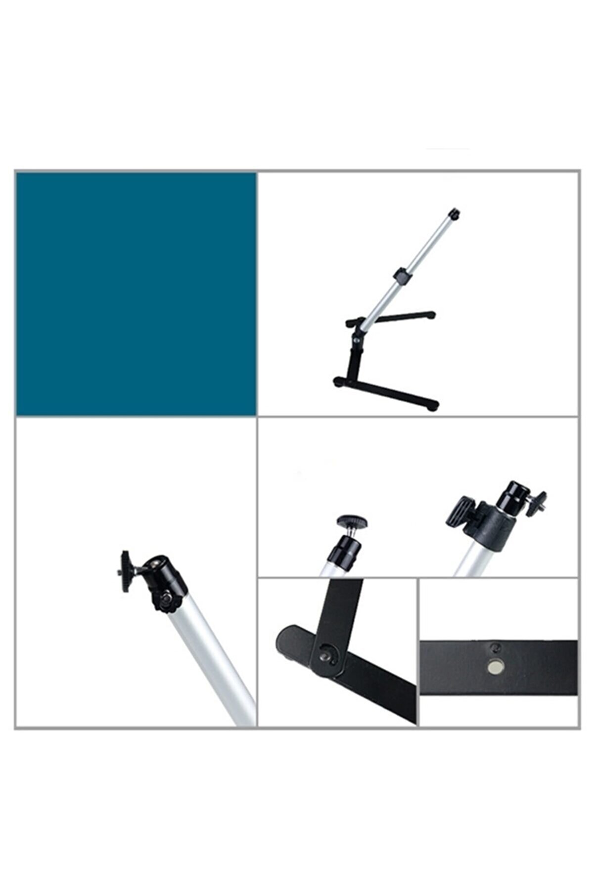 Ergonomi̇k Cep Telefonu Ve Kamera Tri̇podu Tel Tutucu Stant (45Cm)