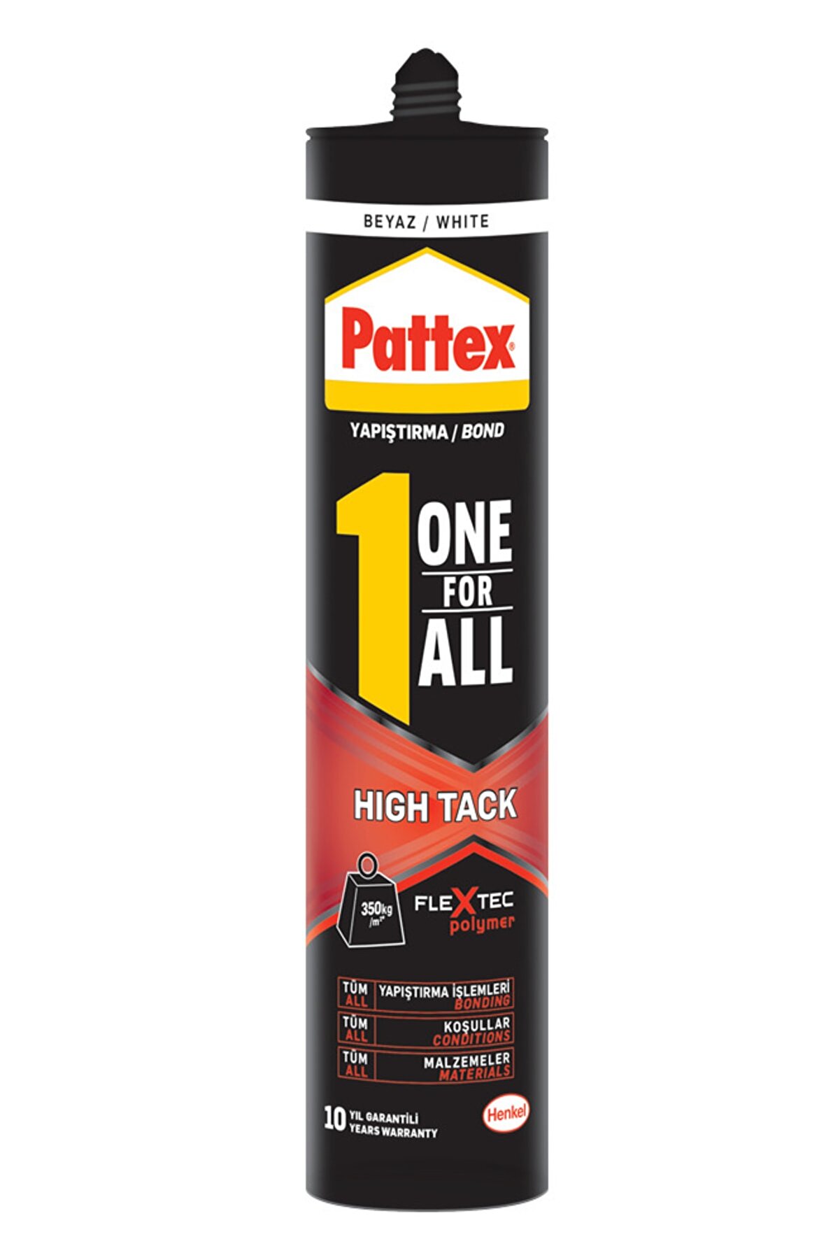 Pattex One For All Hi̇gh Tack Montaj Yapışıtırıcısı 460 Gr / 280 Ml