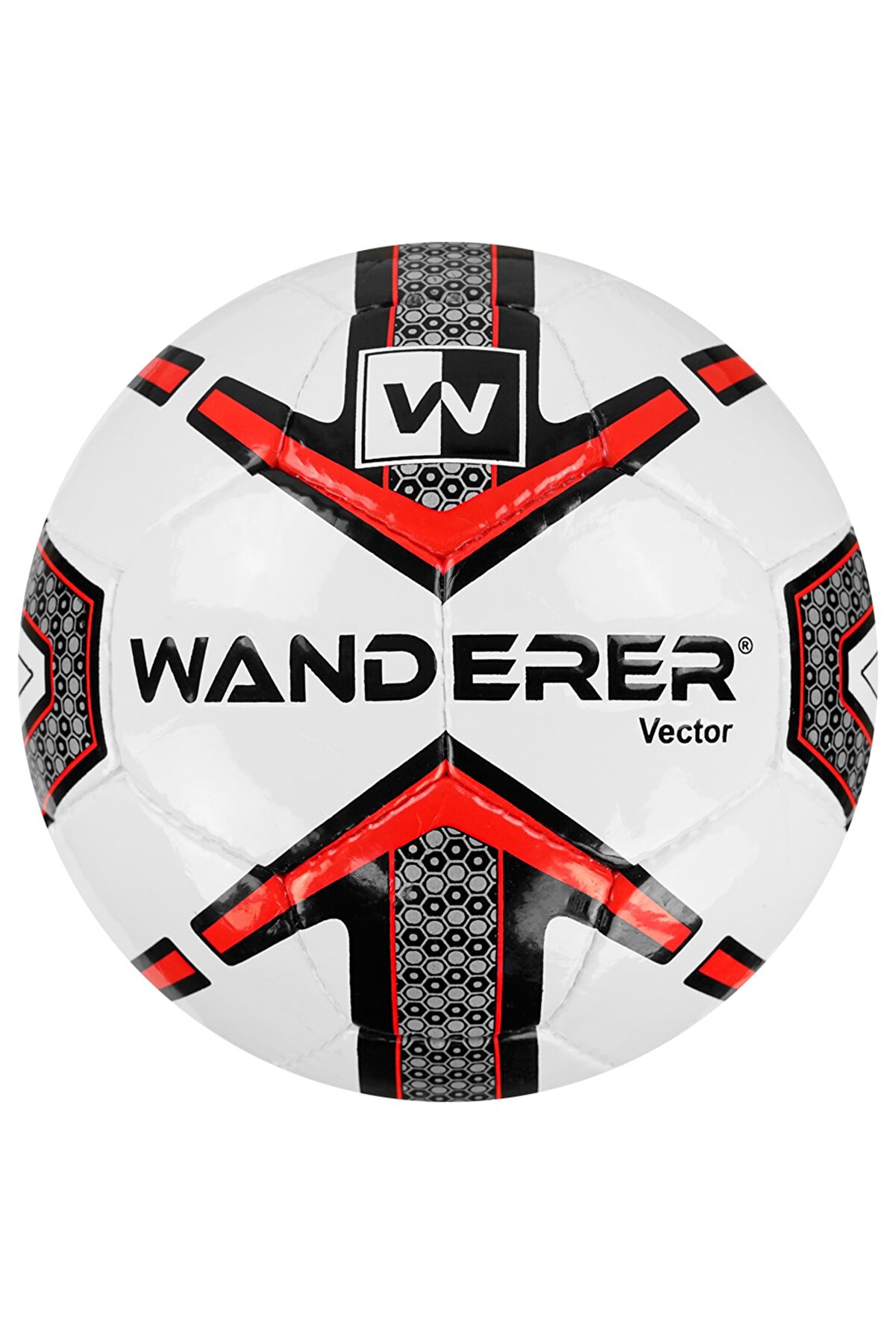 Wanderer Vector Di̇ki̇şli̇ 5 No Futbol Topu Kırmızı