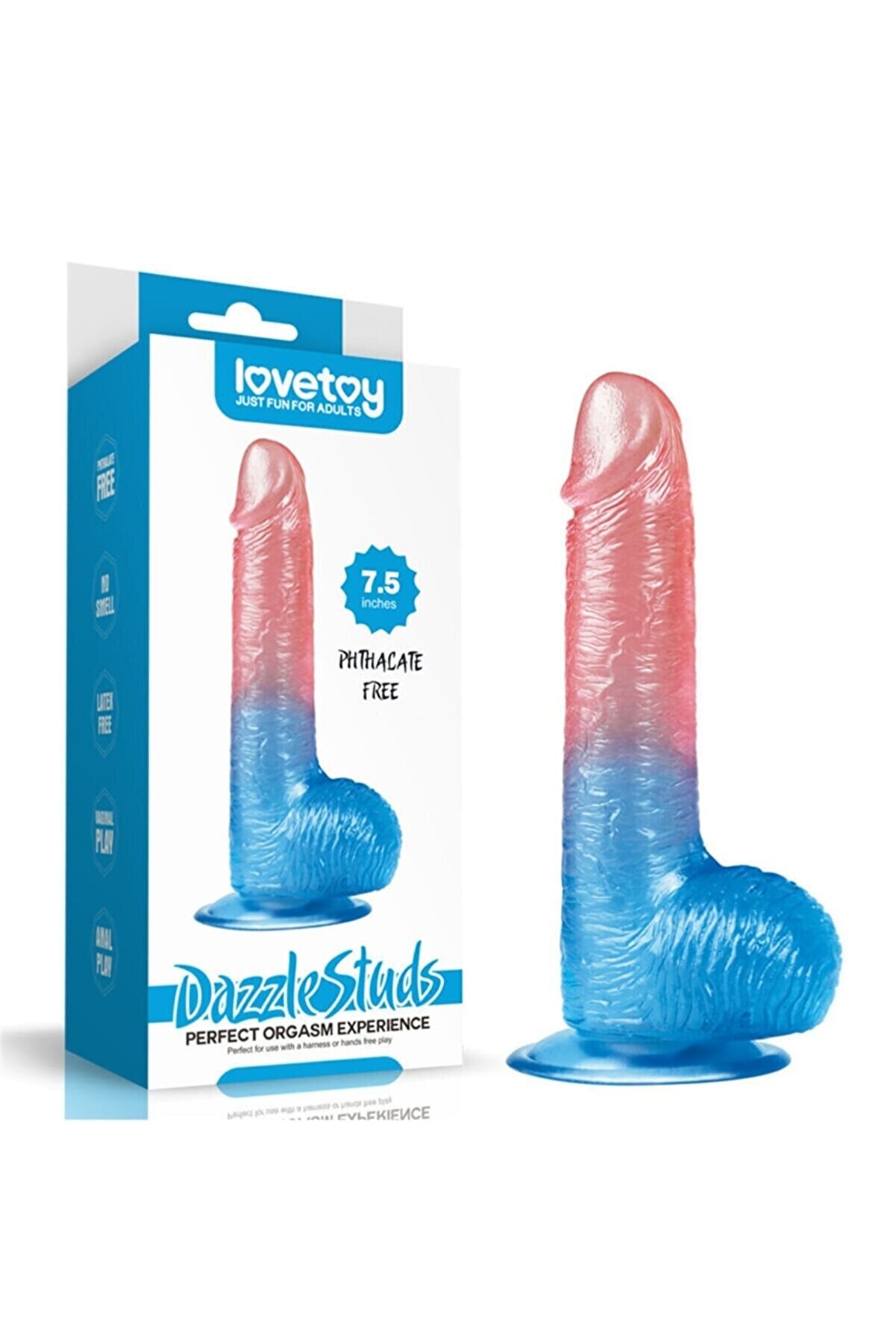 Meyrabest Dazzle Studs 19 Cm Jel Doku Flexi̇ble Reali̇sti̇k Di̇ldo