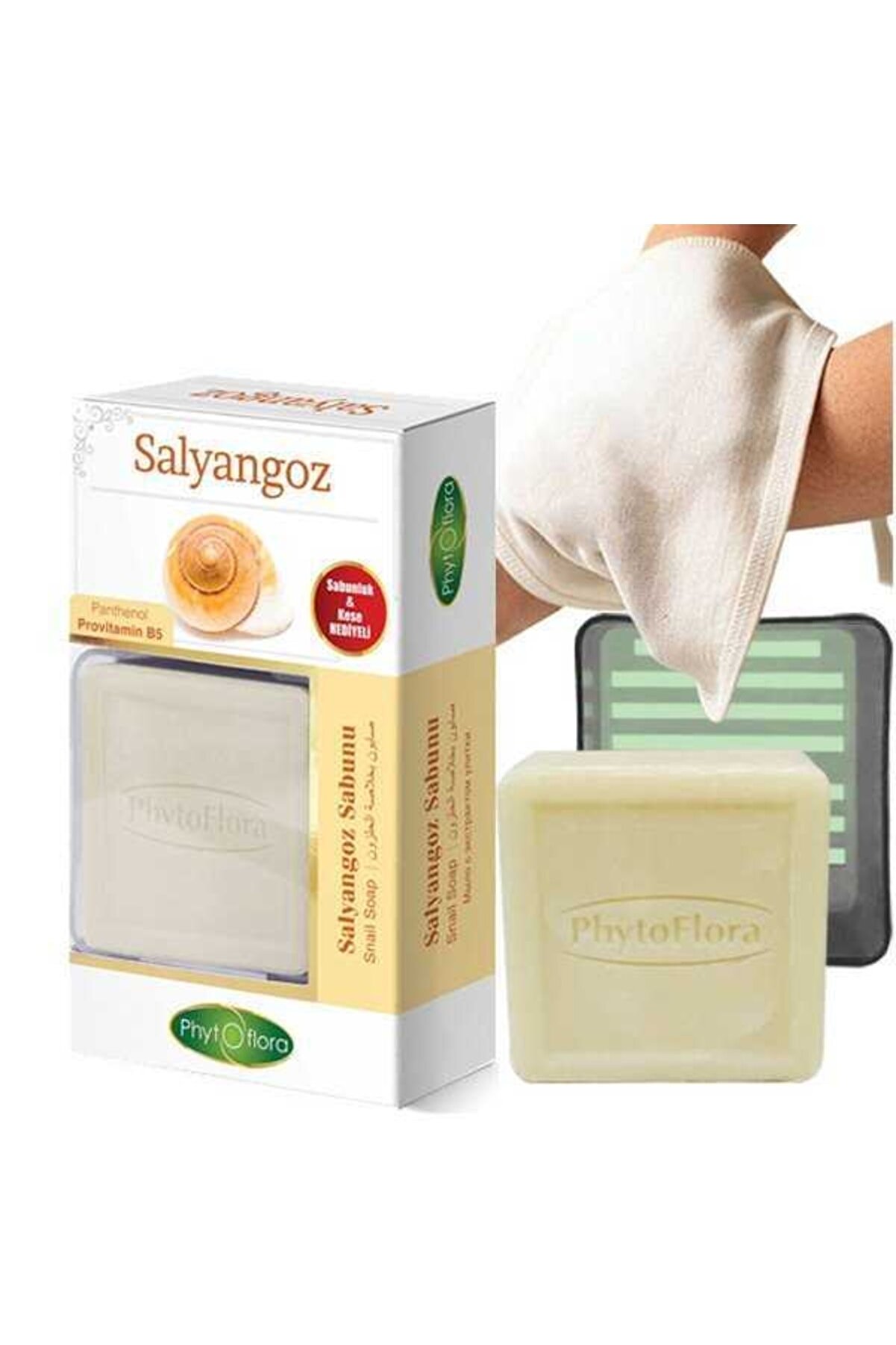 Phytoflora Salyangoz Özlü Sabun 125 Gr (kese Ve Sabunluk Hediyeli)
