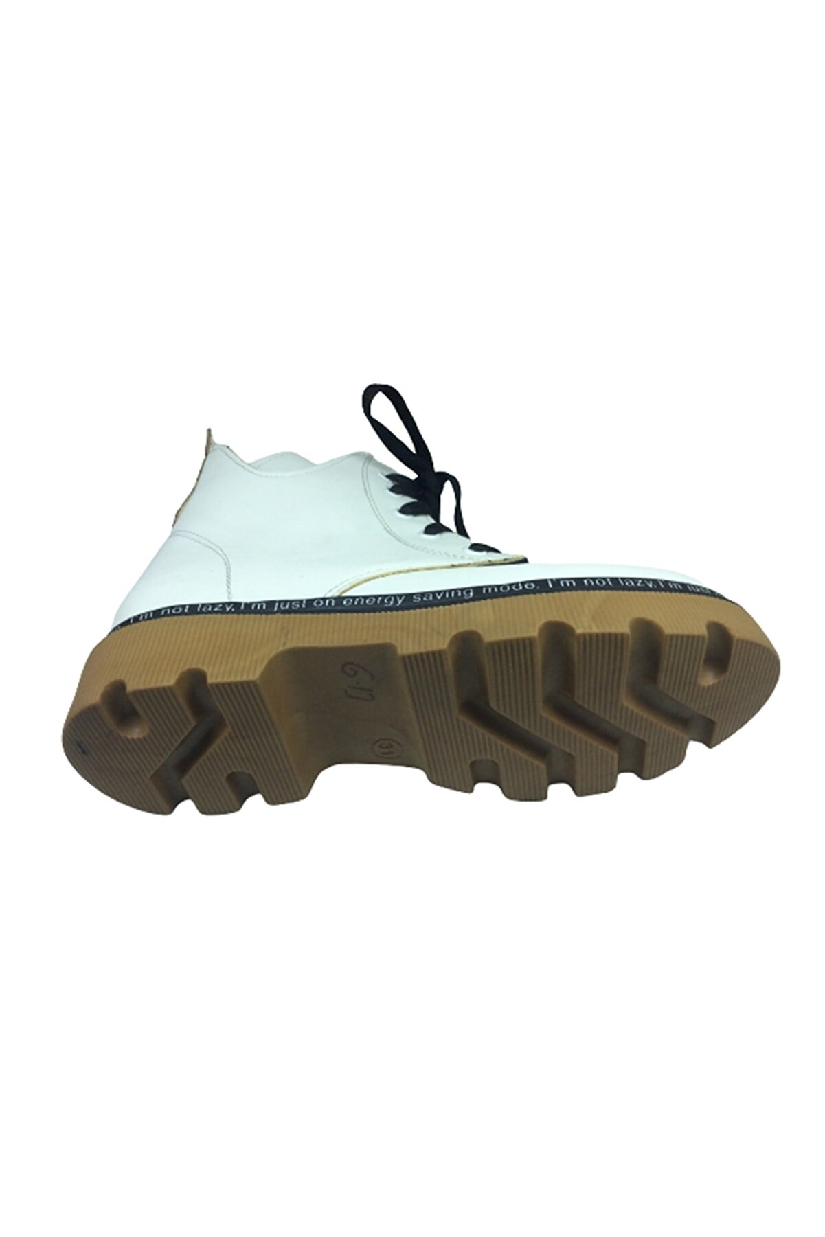 Ortopedi̇kal Fi̇let Kız Çocuk Bot Beyaz Mat Bağcıklı Yanı Fermuarlı