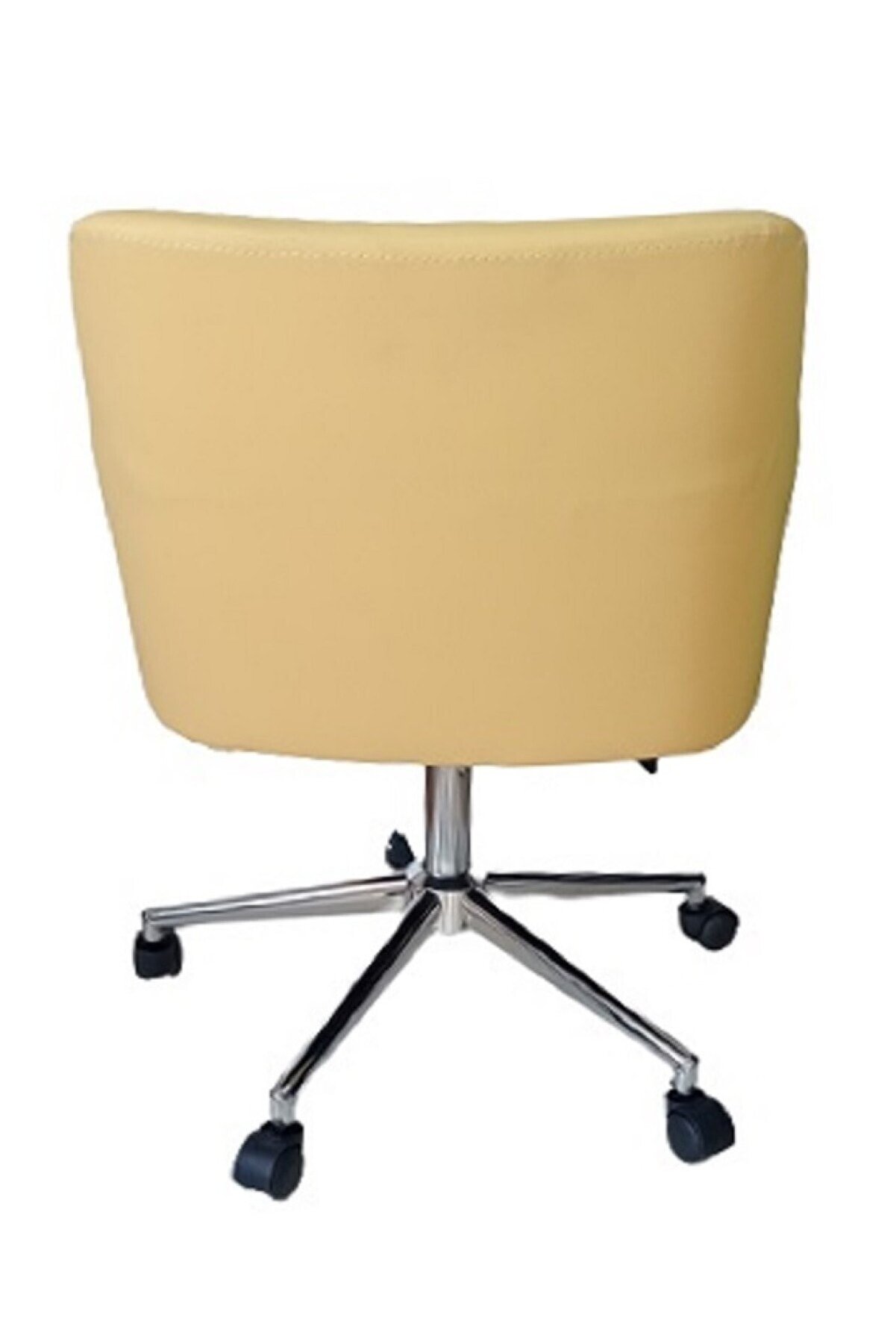 Kamusalmarket Büro Koltuğu Çalışma Sandalyesi̇ Krom Yıldız Ayaklı Döküm Süngerli̇