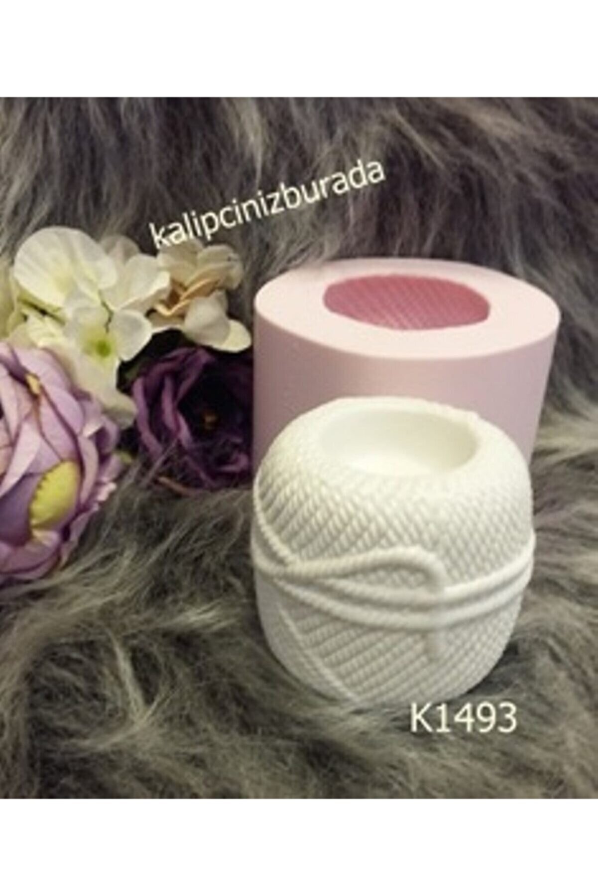 Kalıpcınızburada Yumak Teali̇ght Mumluk Si̇li̇kon Kalıp